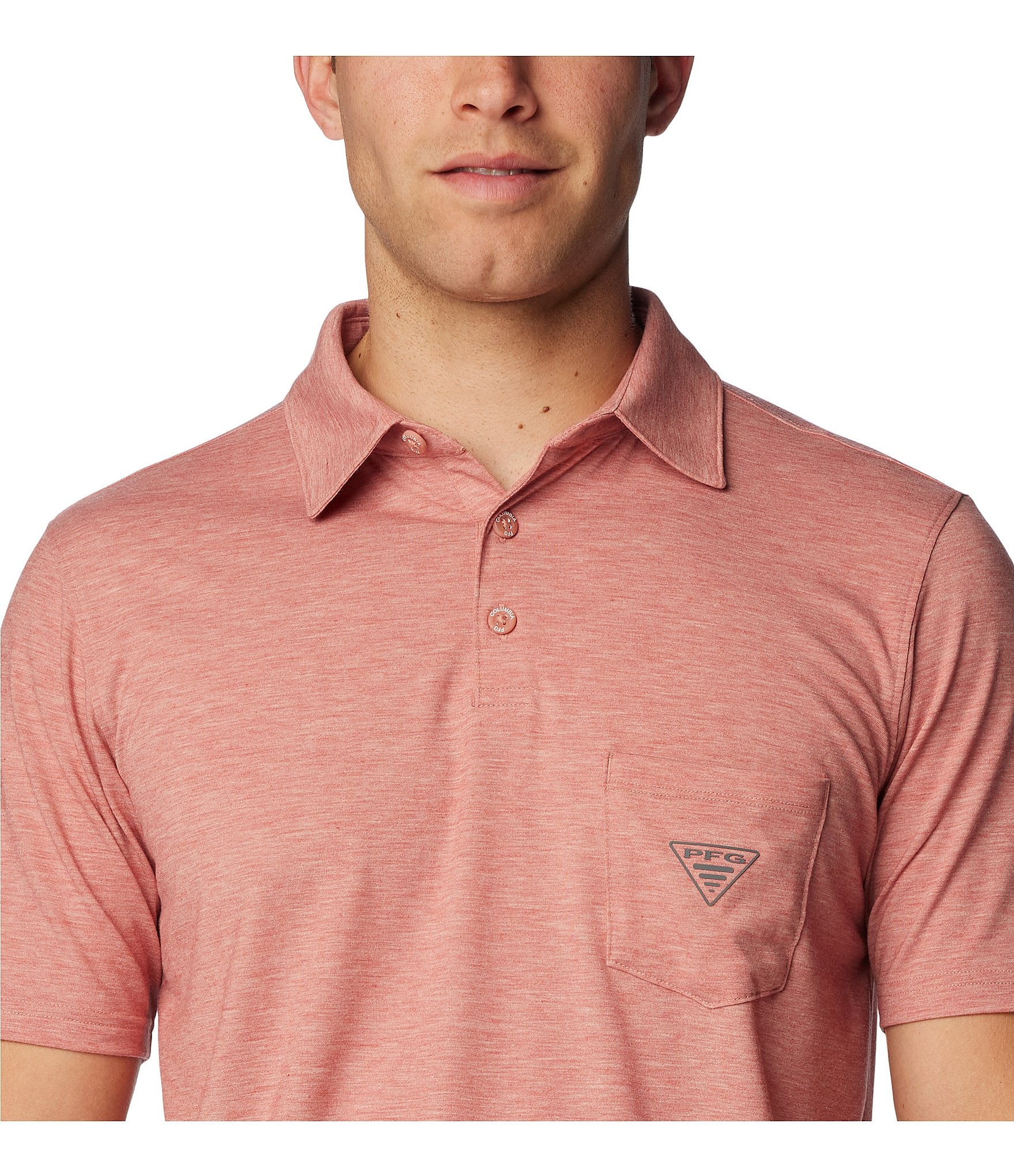 Columbia PFG Uncharted™ Short Sleeve Polo Shirt