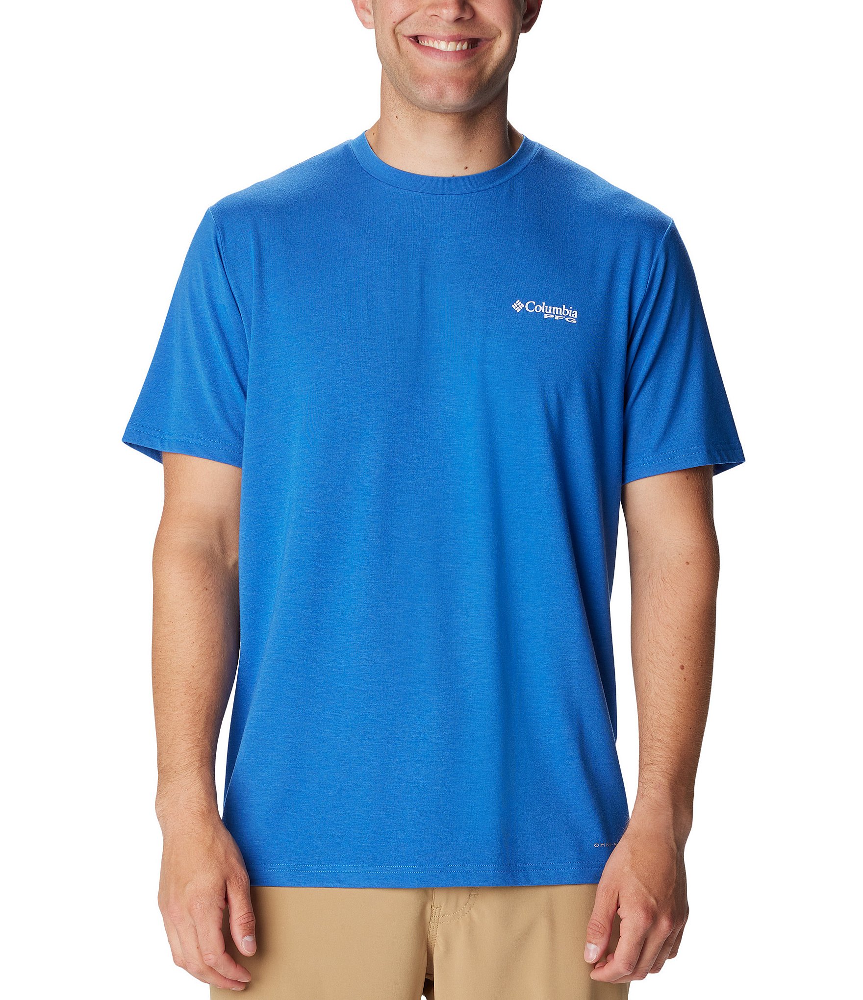 Columbia Short Sleeve PFG™ Sail Tower Tech Graphic T-Shirt