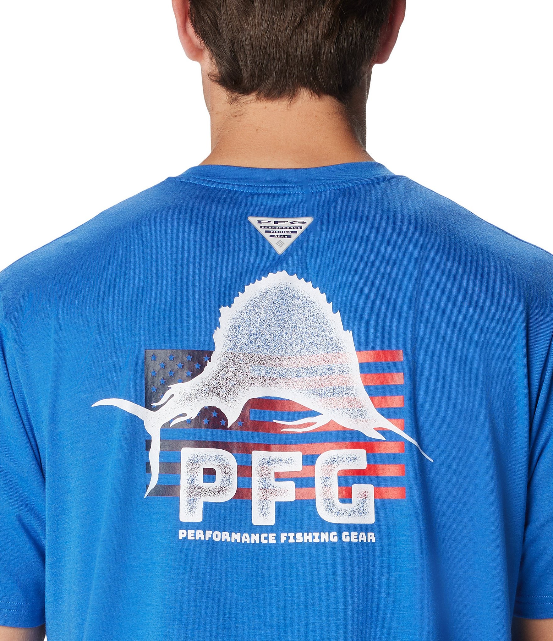 Columbia Short Sleeve PFG™ Sail Tower Tech Graphic T-Shirt