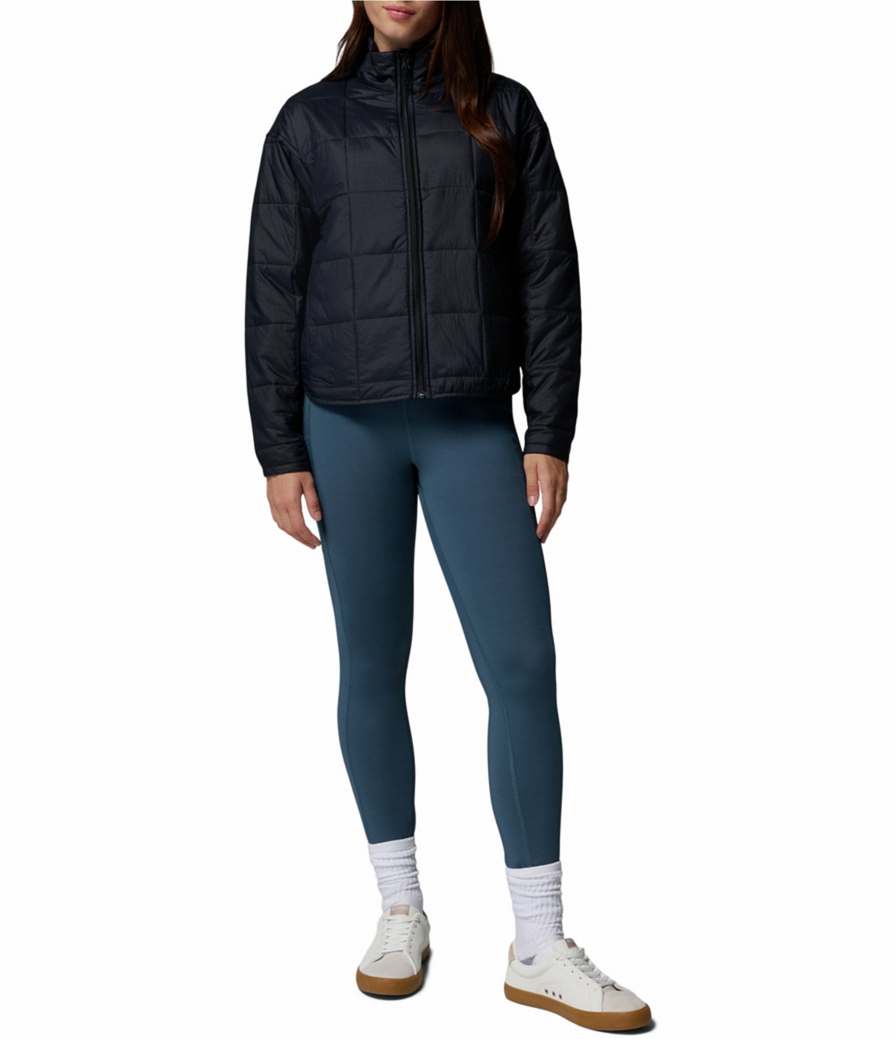 Columbia Sienna Hill Quilted Stand Collar Zip Front Jacket