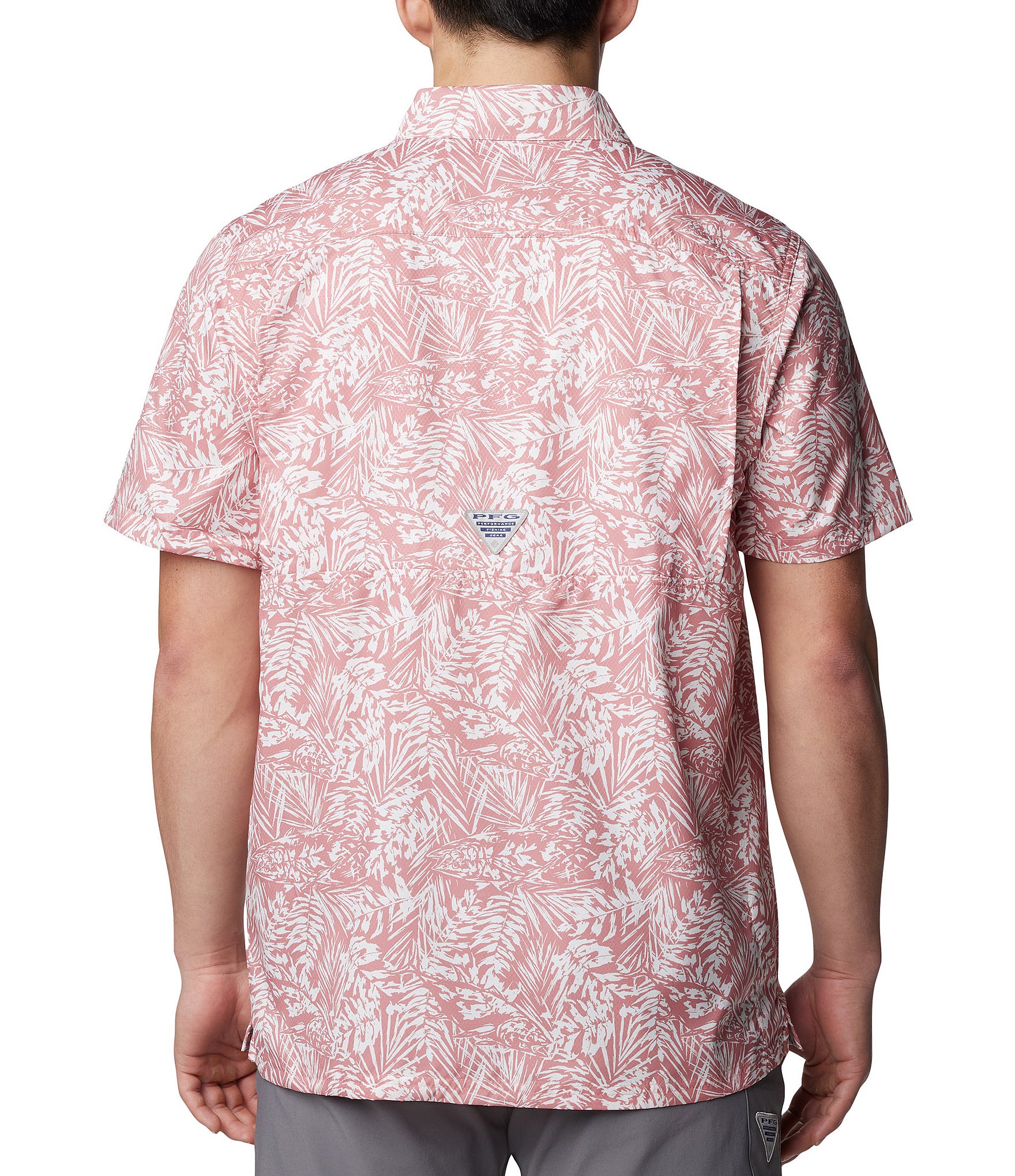 Columbia Super Slack Tide™ Short Sleeve Printed Woven Camp Shirt