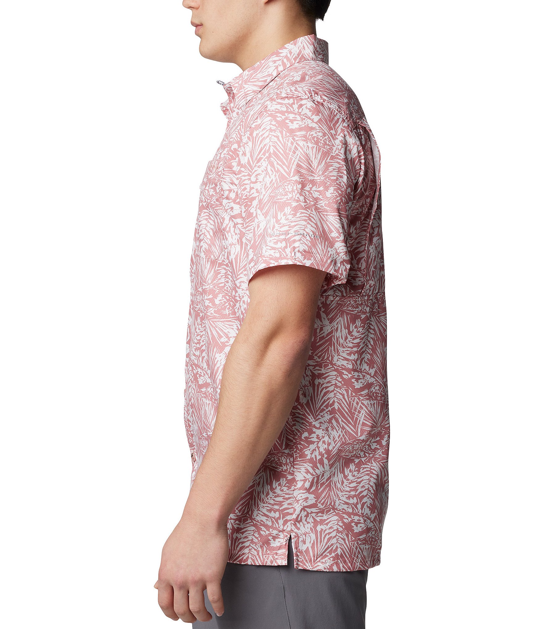 Columbia Super Slack Tide™ Short Sleeve Printed Woven Camp Shirt