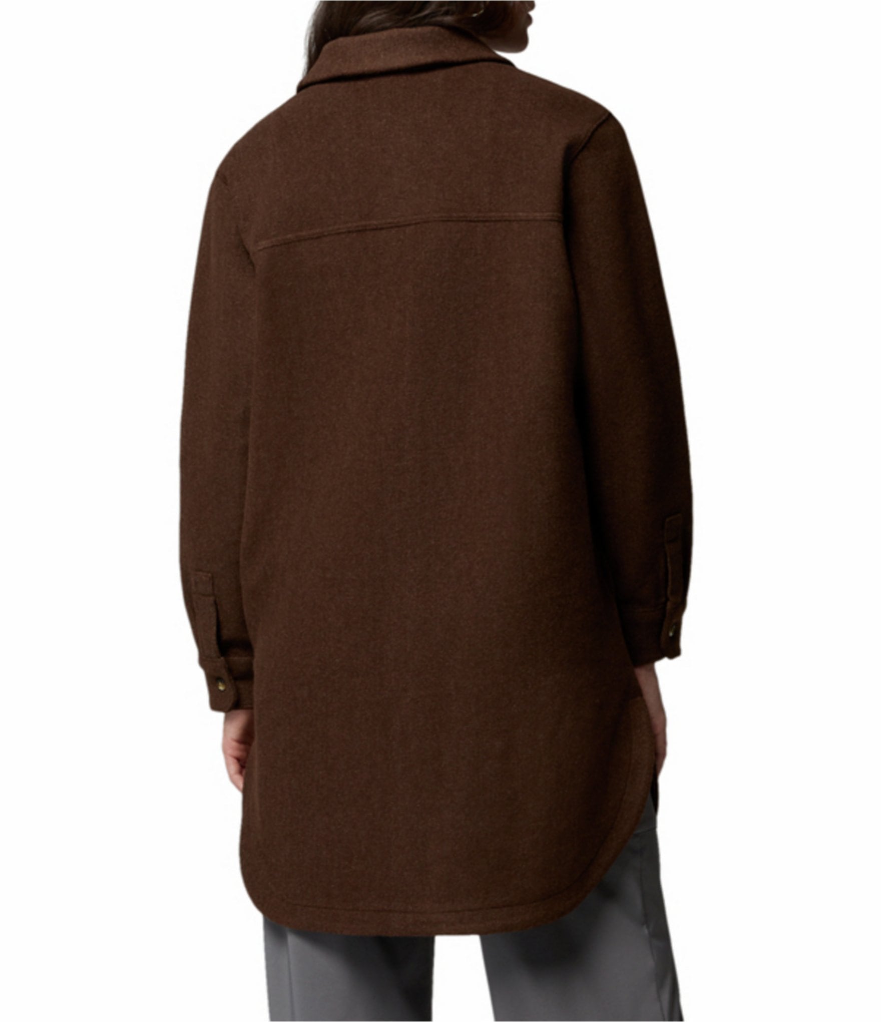 Columbia Wildest Venture Long Fleece Button Front Shacket