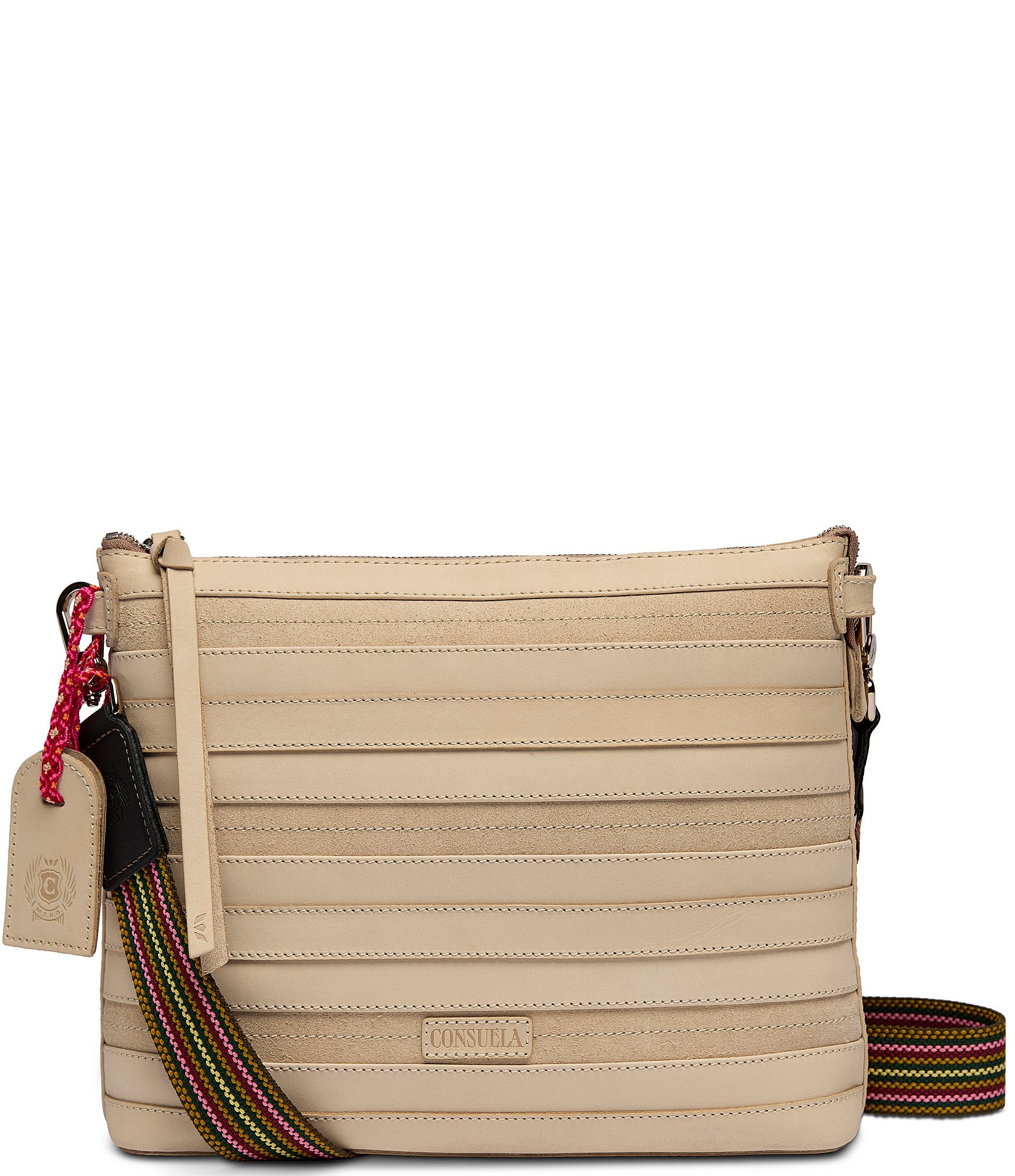 Consuela Amina Layered Diego Leather Downtown Crossbody Bag