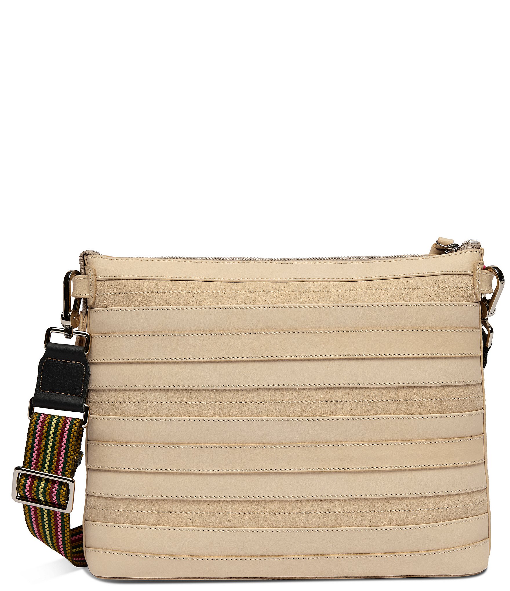 Consuela Amina Layered Diego Leather Downtown Crossbody Bag