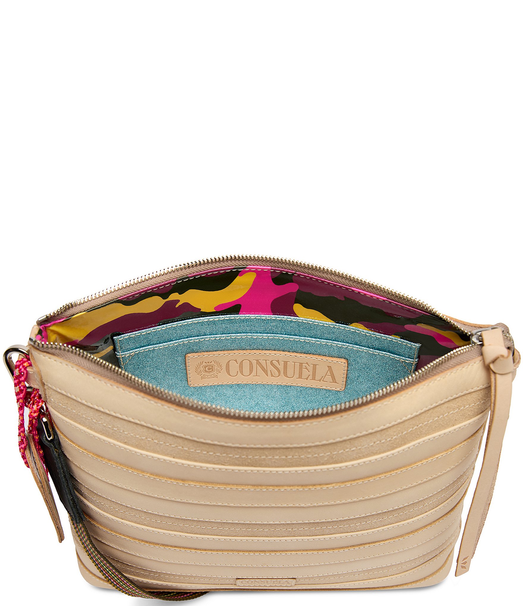Consuela Amina Layered Diego Leather Downtown Crossbody Bag
