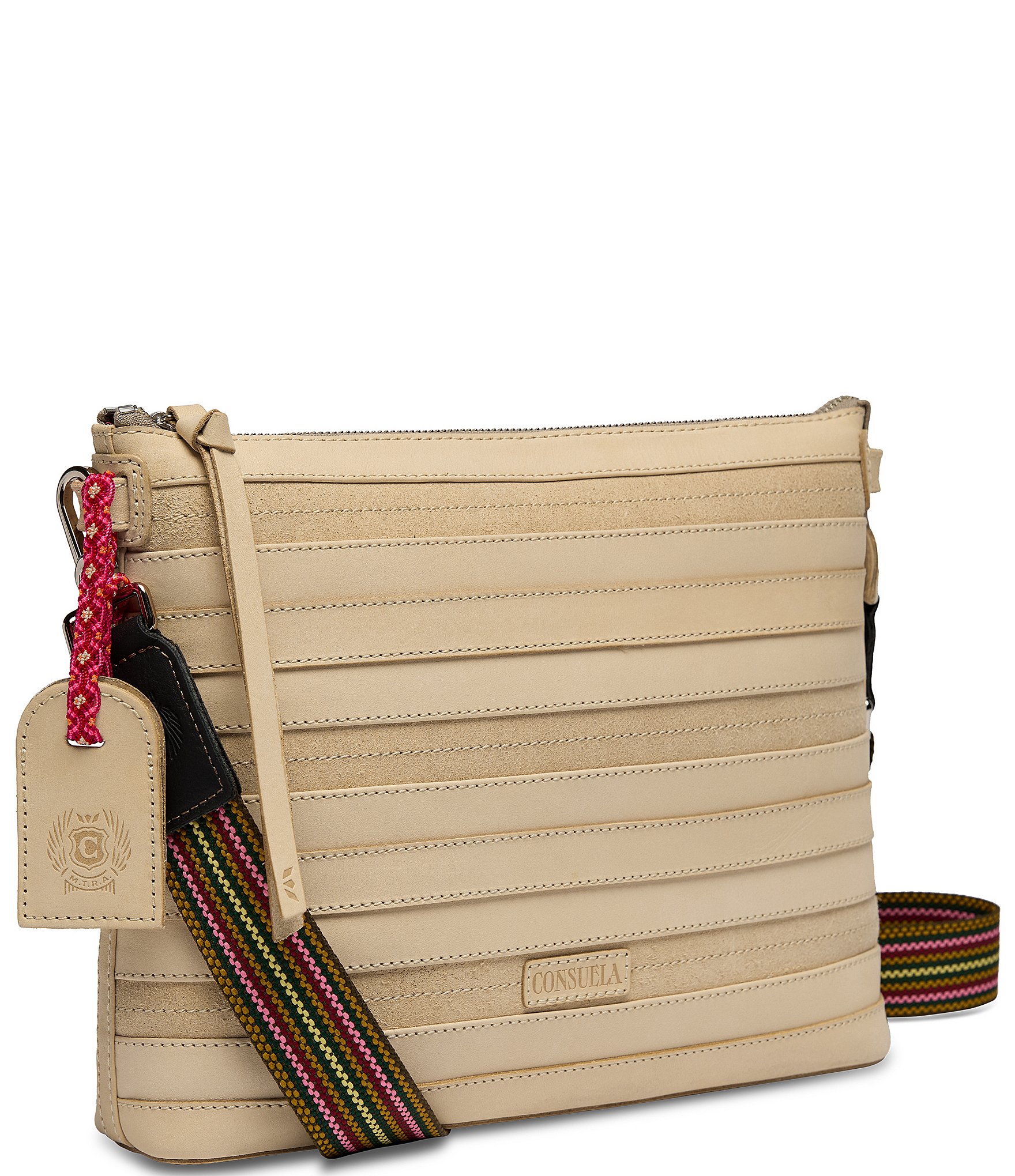 Consuela Amina Layered Diego Leather Downtown Crossbody Bag