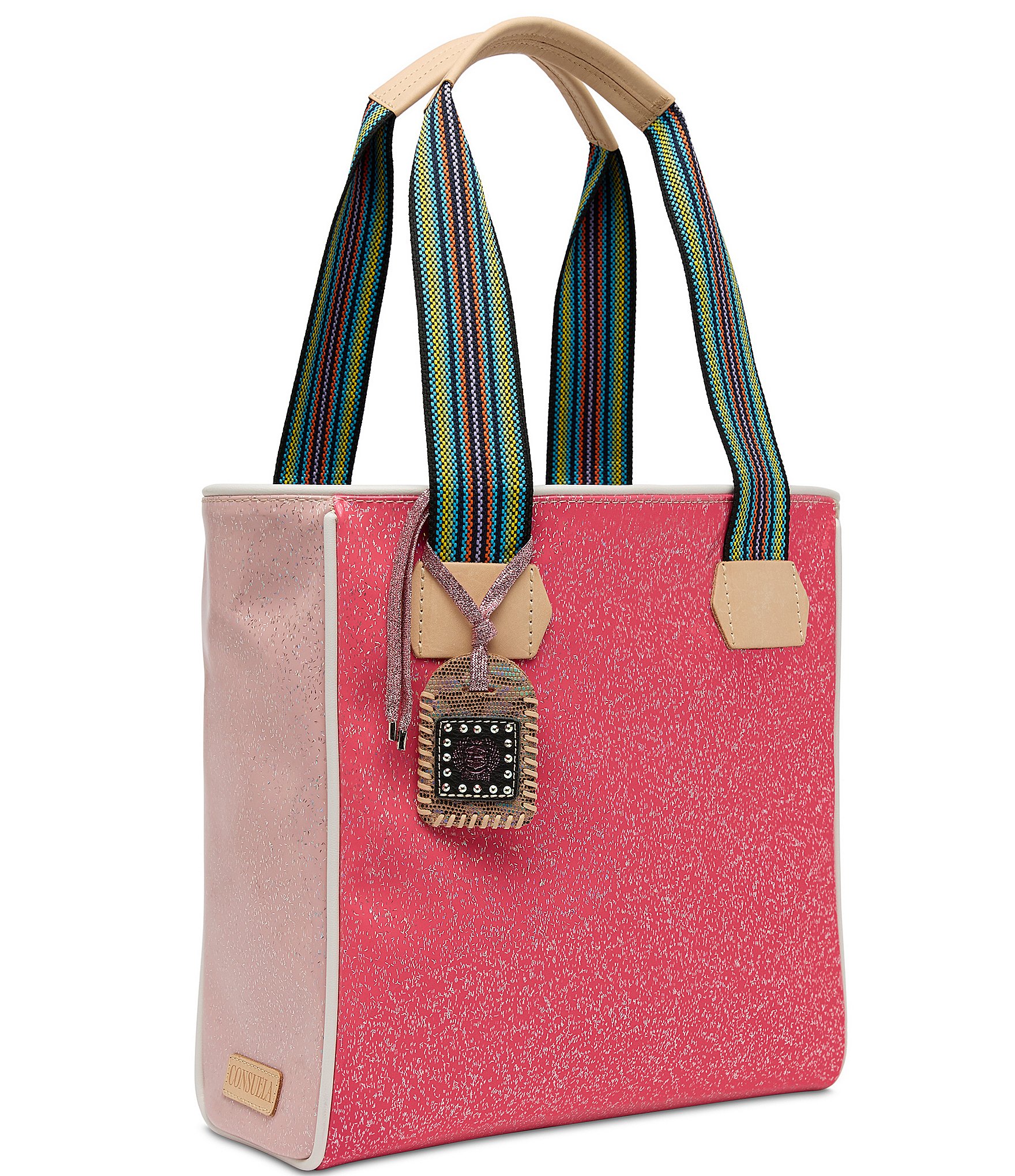 Consuela Bae Classic Multi Glitter Tote Bag