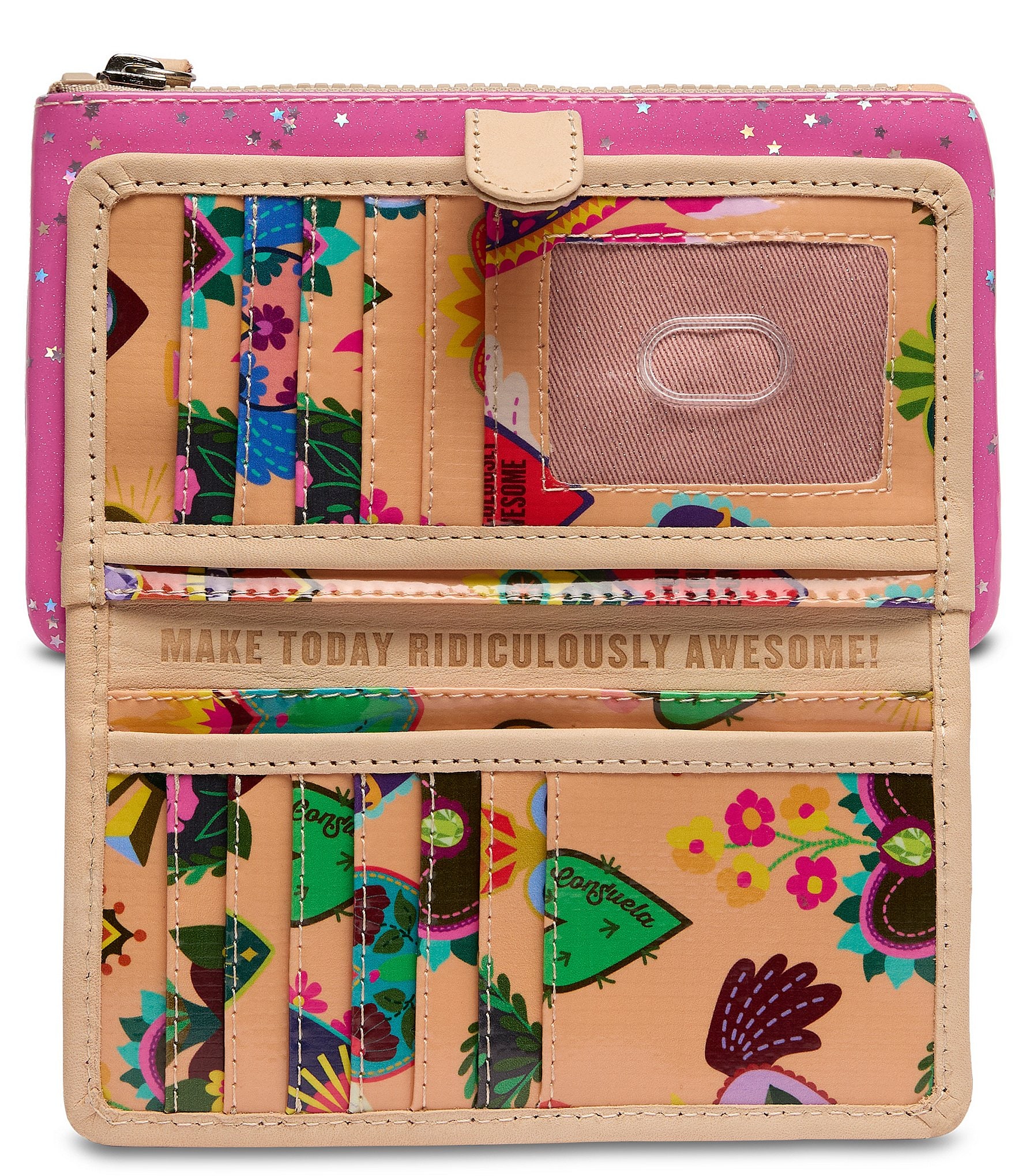 Consuela Berry Glitter Slim Wallet