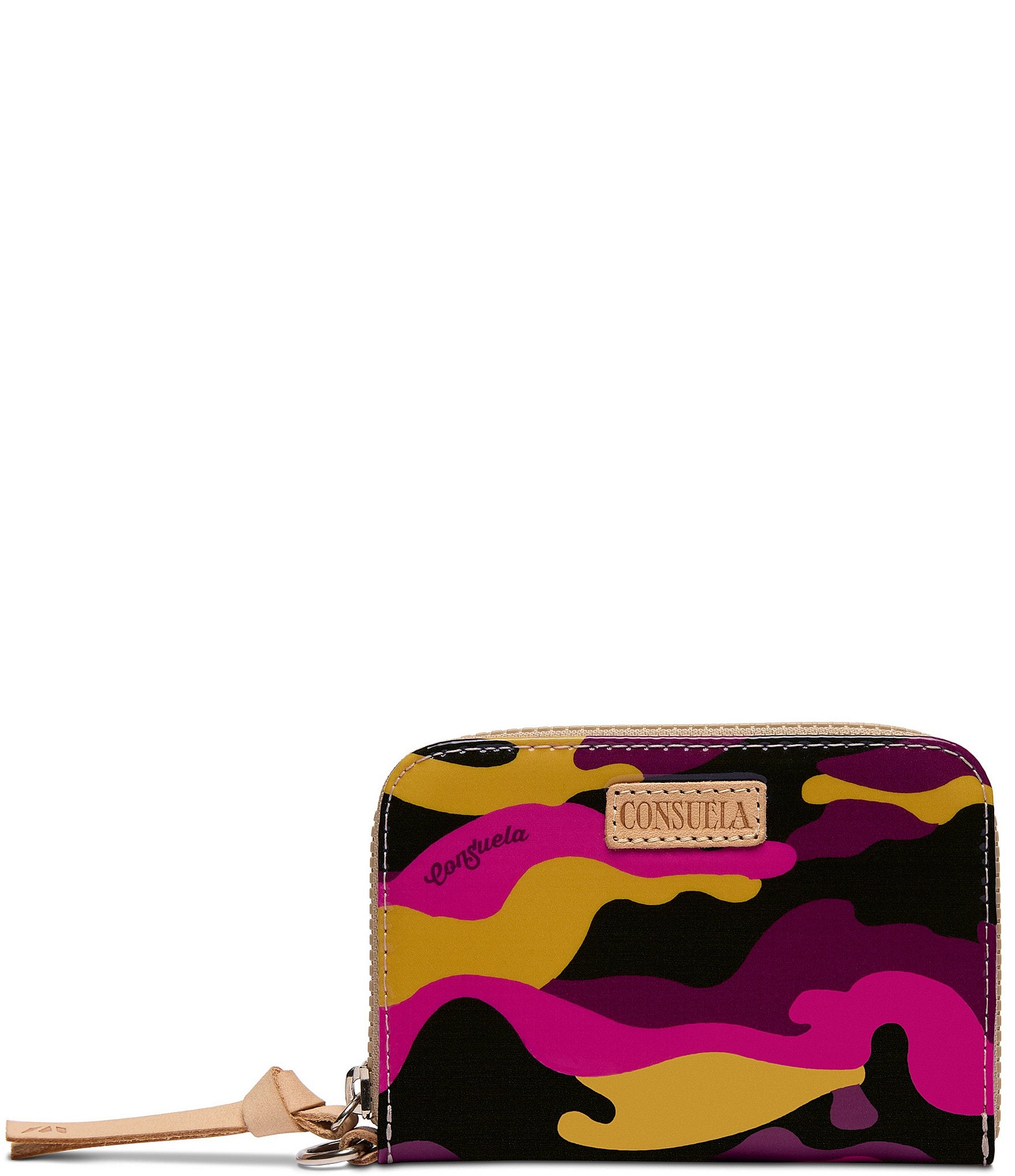 Consuela Golden Zippy Mulit Camo Wallet