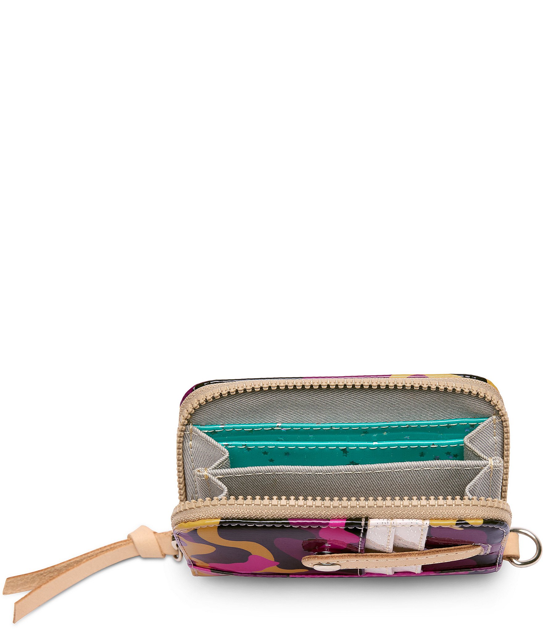 Consuela Golden Zippy Mulit Camo Wallet