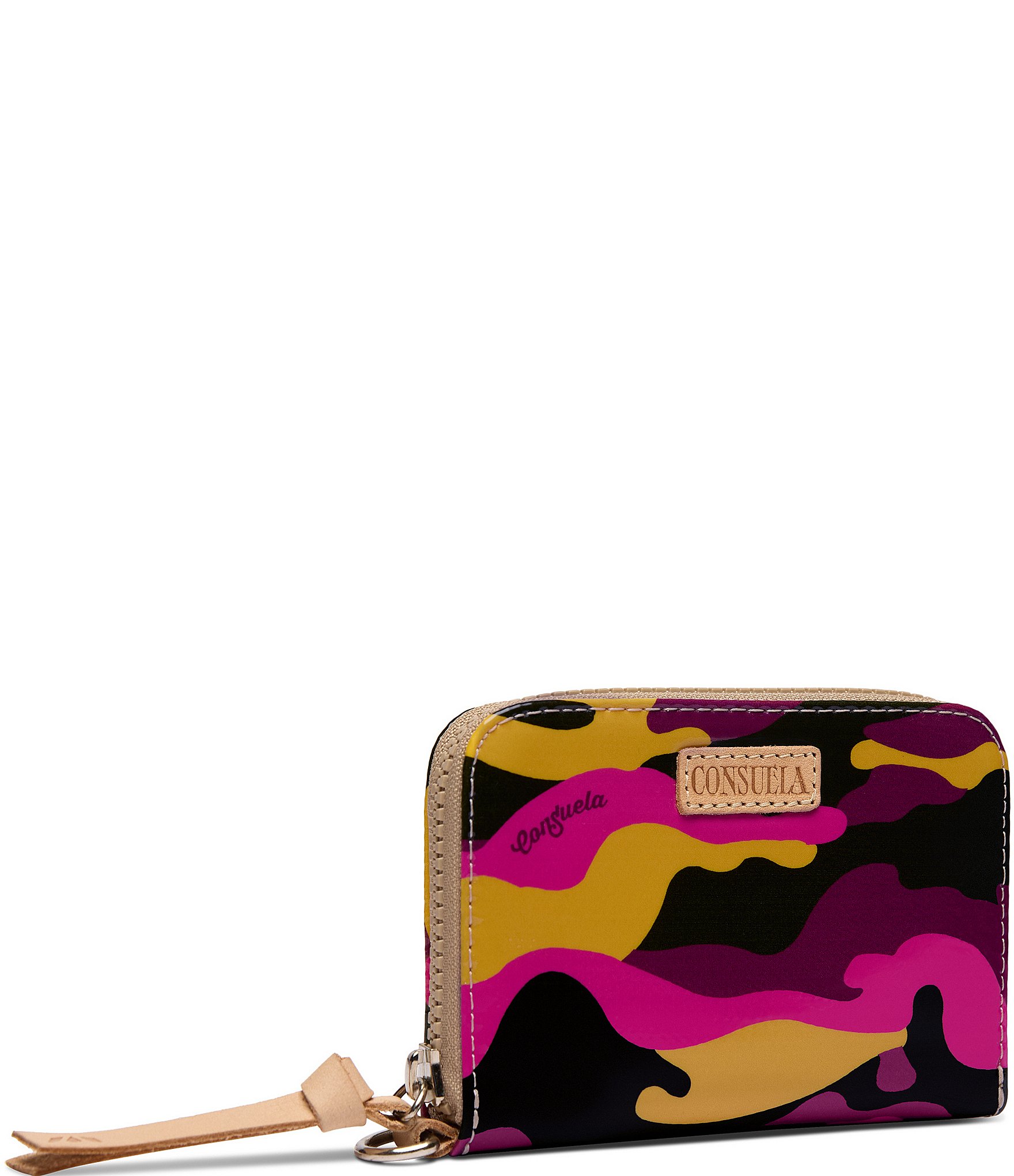 Consuela Golden Zippy Mulit Camo Wallet