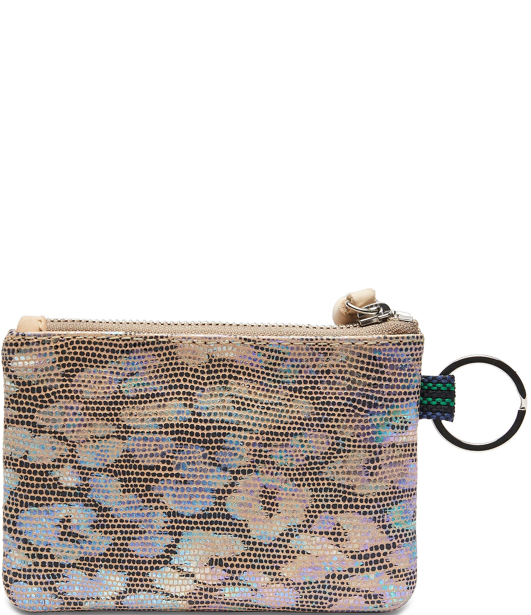 Consuela Iridescent Jag Print Iris Coin Purse