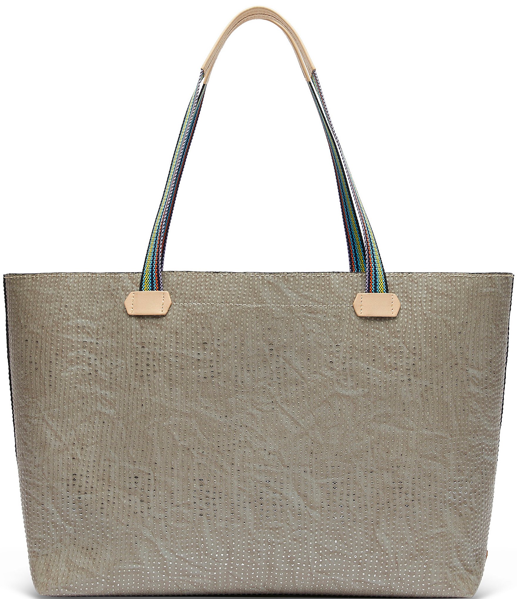 Consuela Juanis Big Breezy Metallic Textured Tote Bag