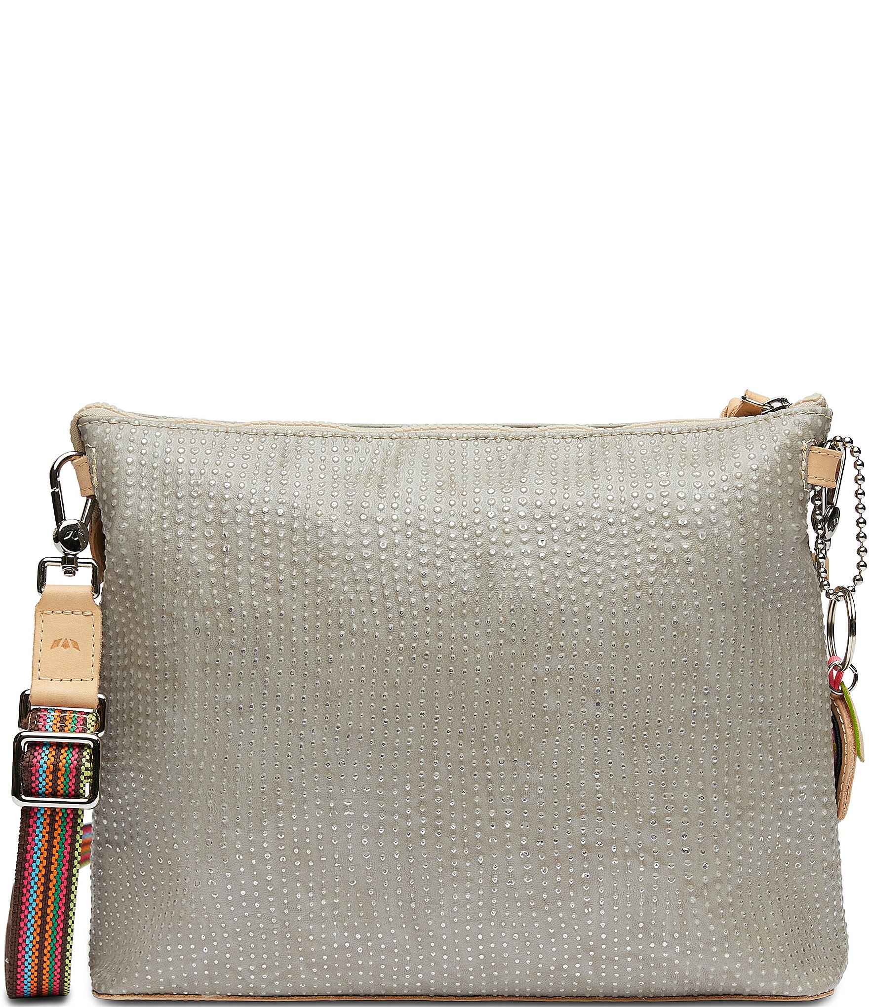 Consuela Juanis Downtown Metallic Textured Crossbody Bag