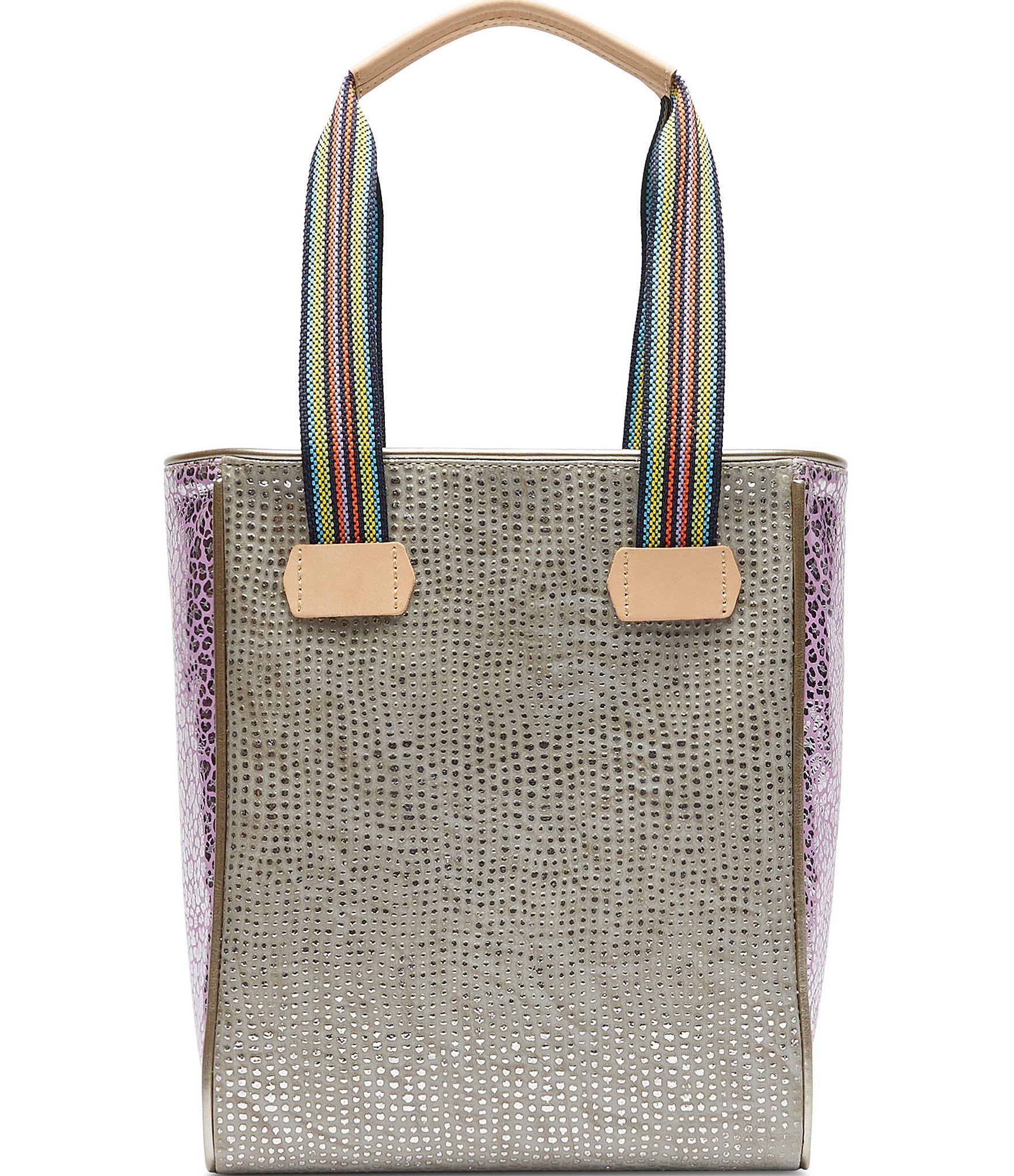 Consuela Juanis Metallic Textured Chica Tote Bag