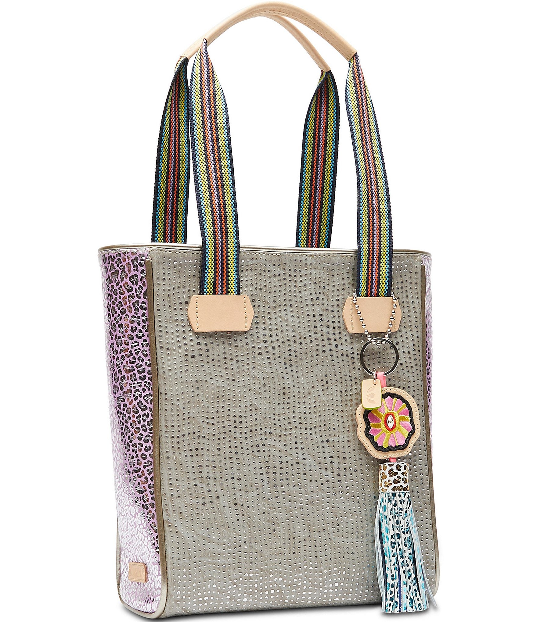 Consuela Juanis Metallic Textured Chica Tote Bag