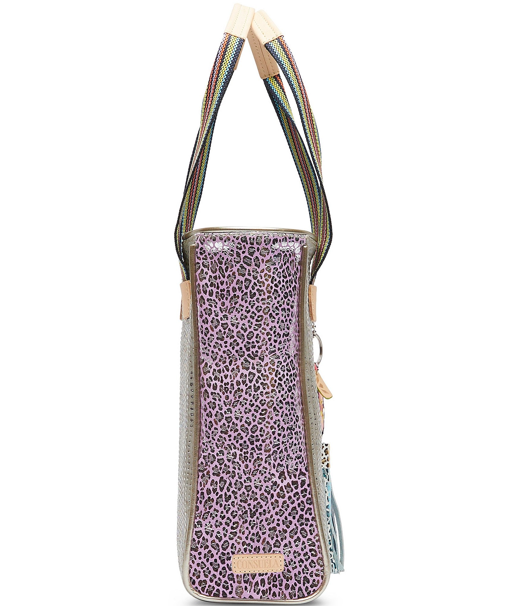 Consuela Juanis Metallic Textured Chica Tote Bag