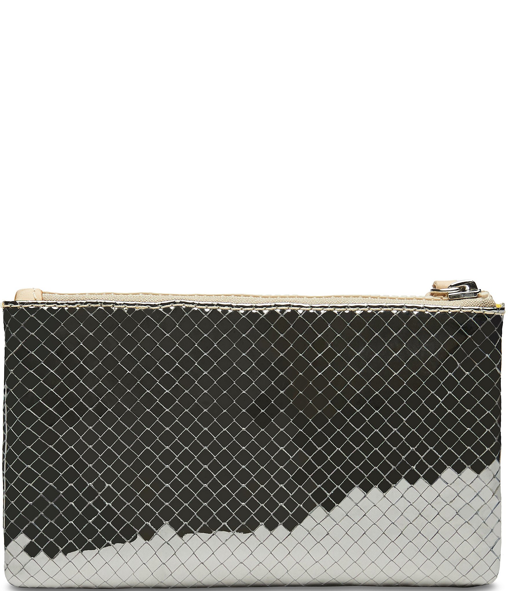 Consuela Metallic Textured Exterior Kyle Slim Wallet