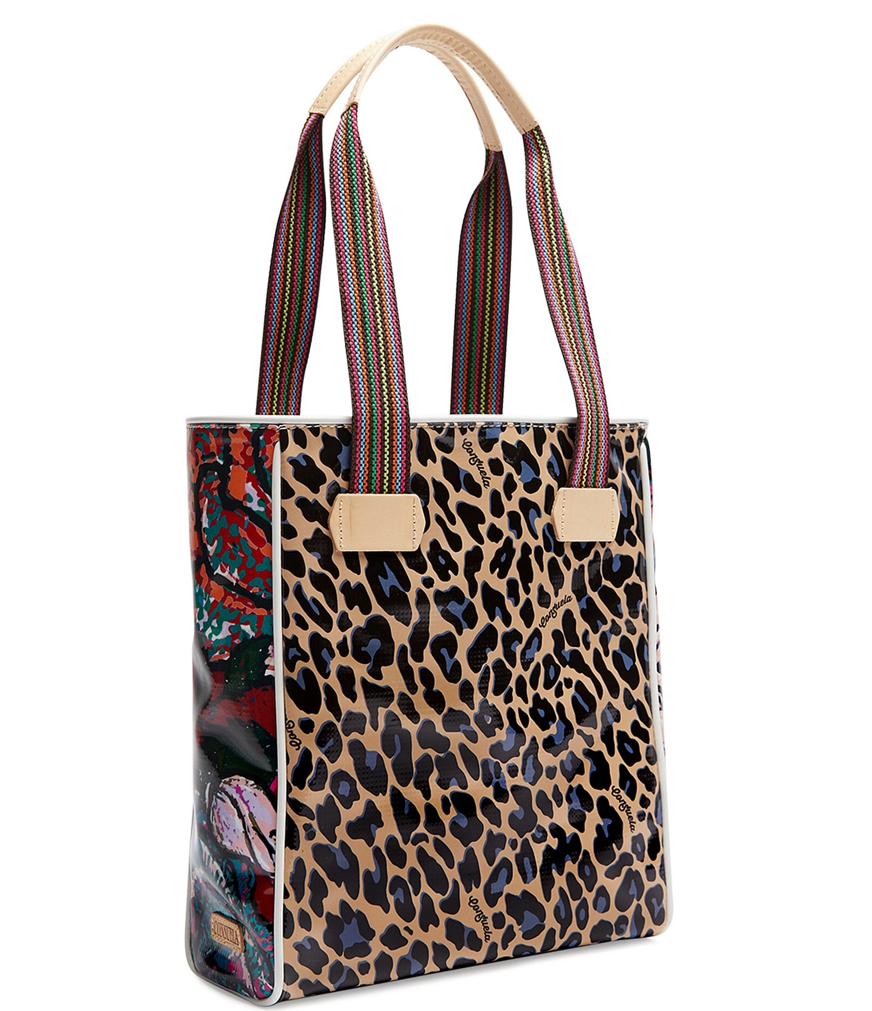 Consuela Mel Blue Jag Print Chica Tote Bag