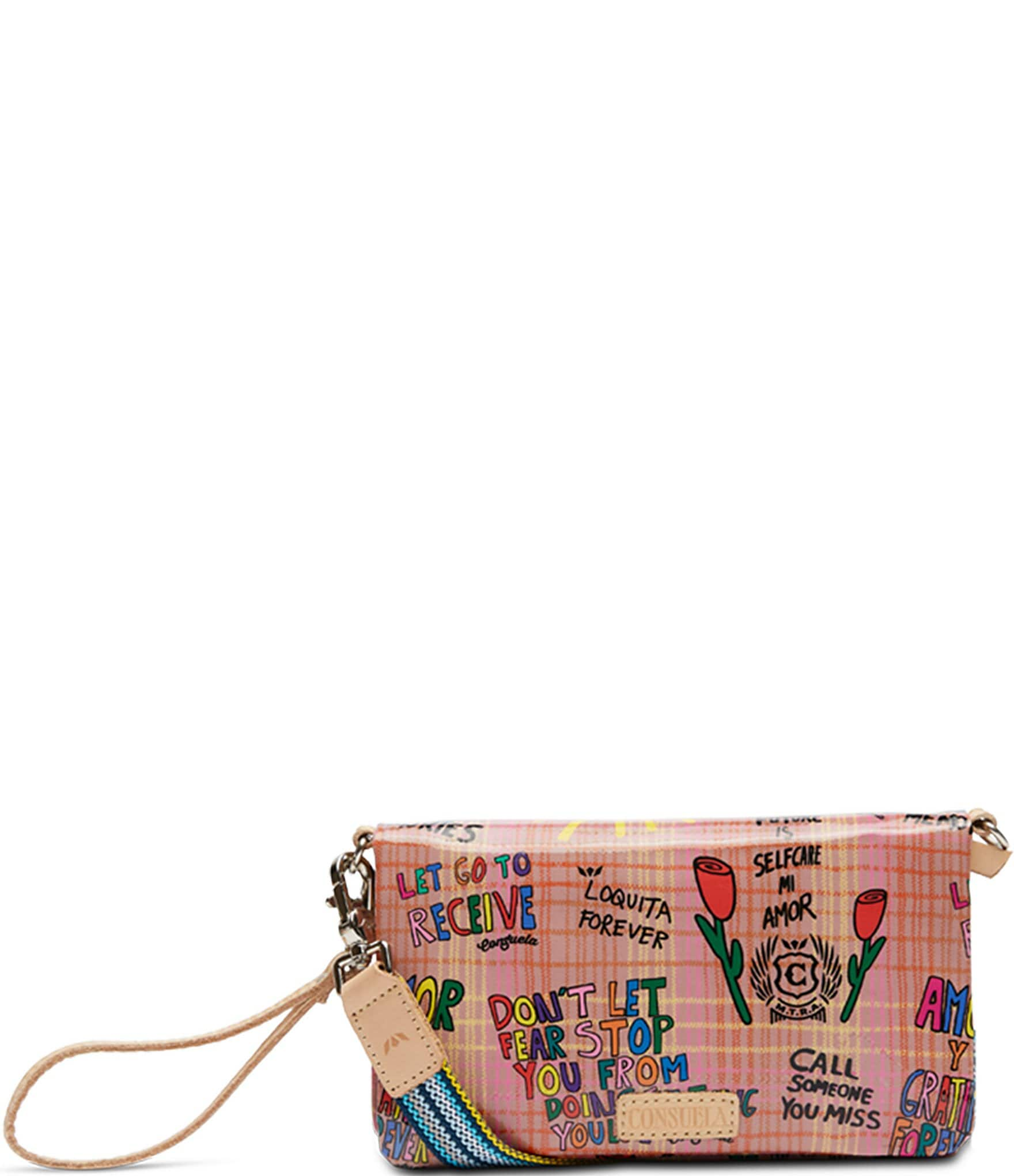 Consuela Nudie Uptown Printed Convertible Crossbody Wristlet