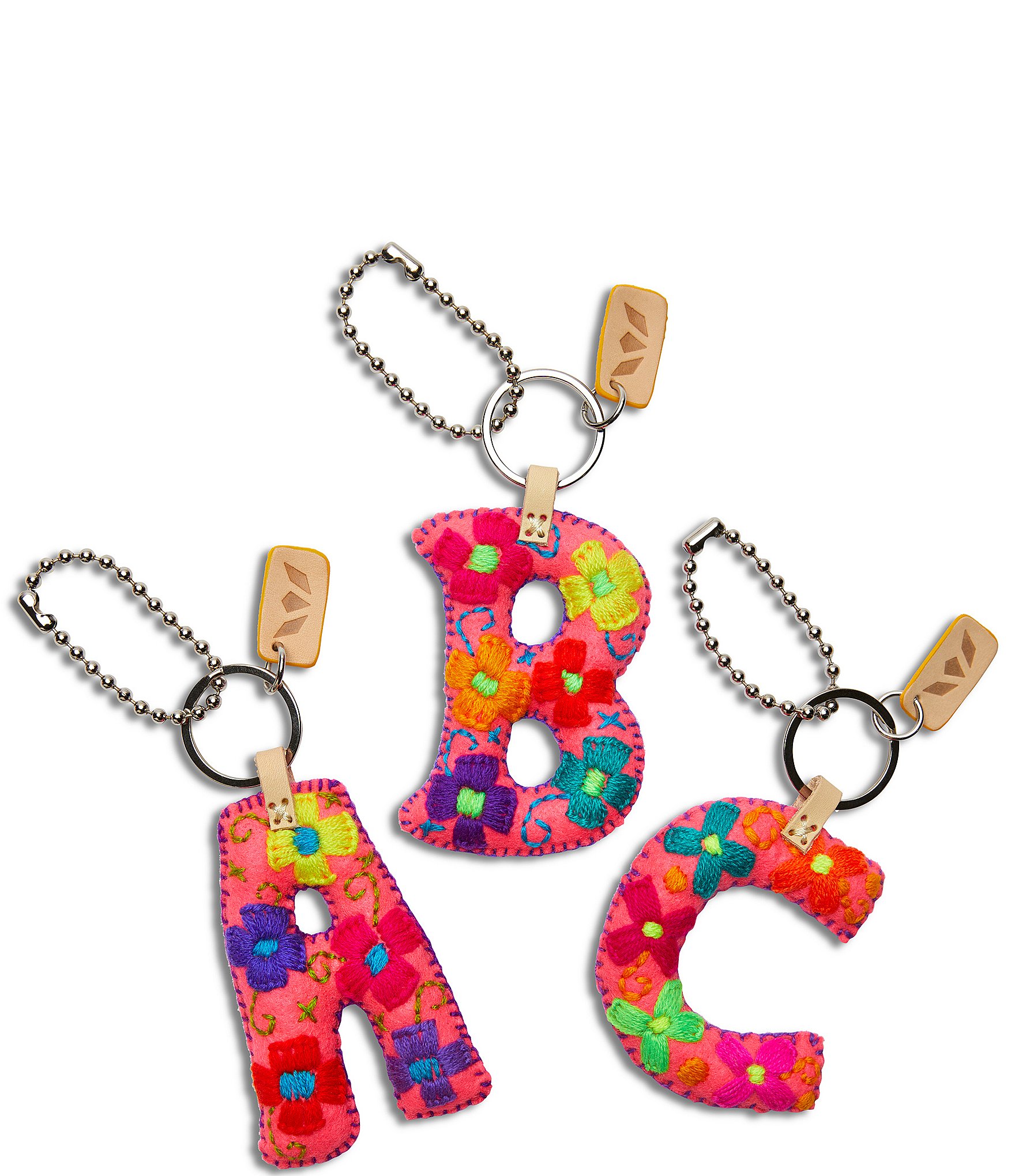 Consuela Pink Felt Alphabet Charm