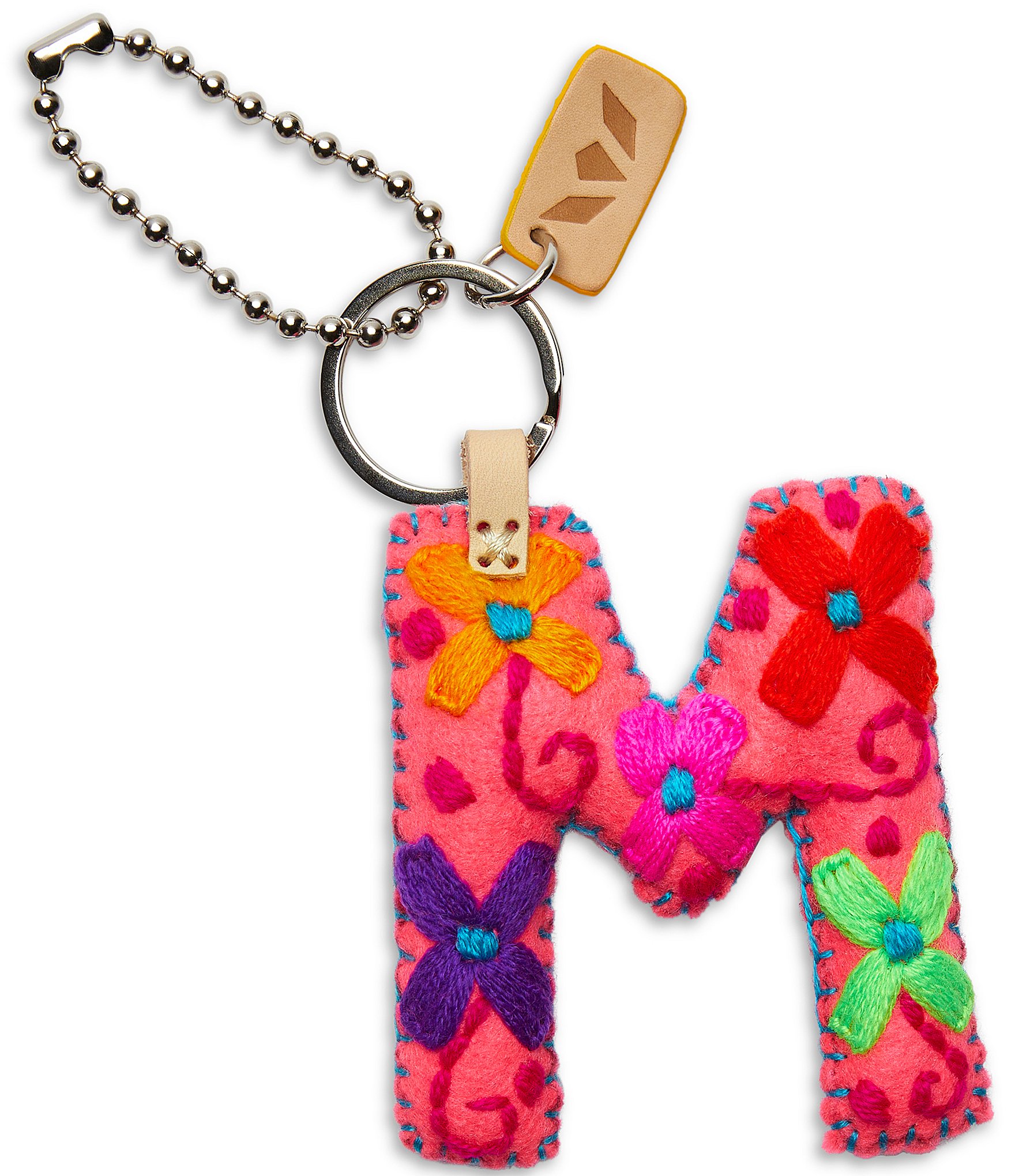 Consuela Pink Felt Alphabet Charm