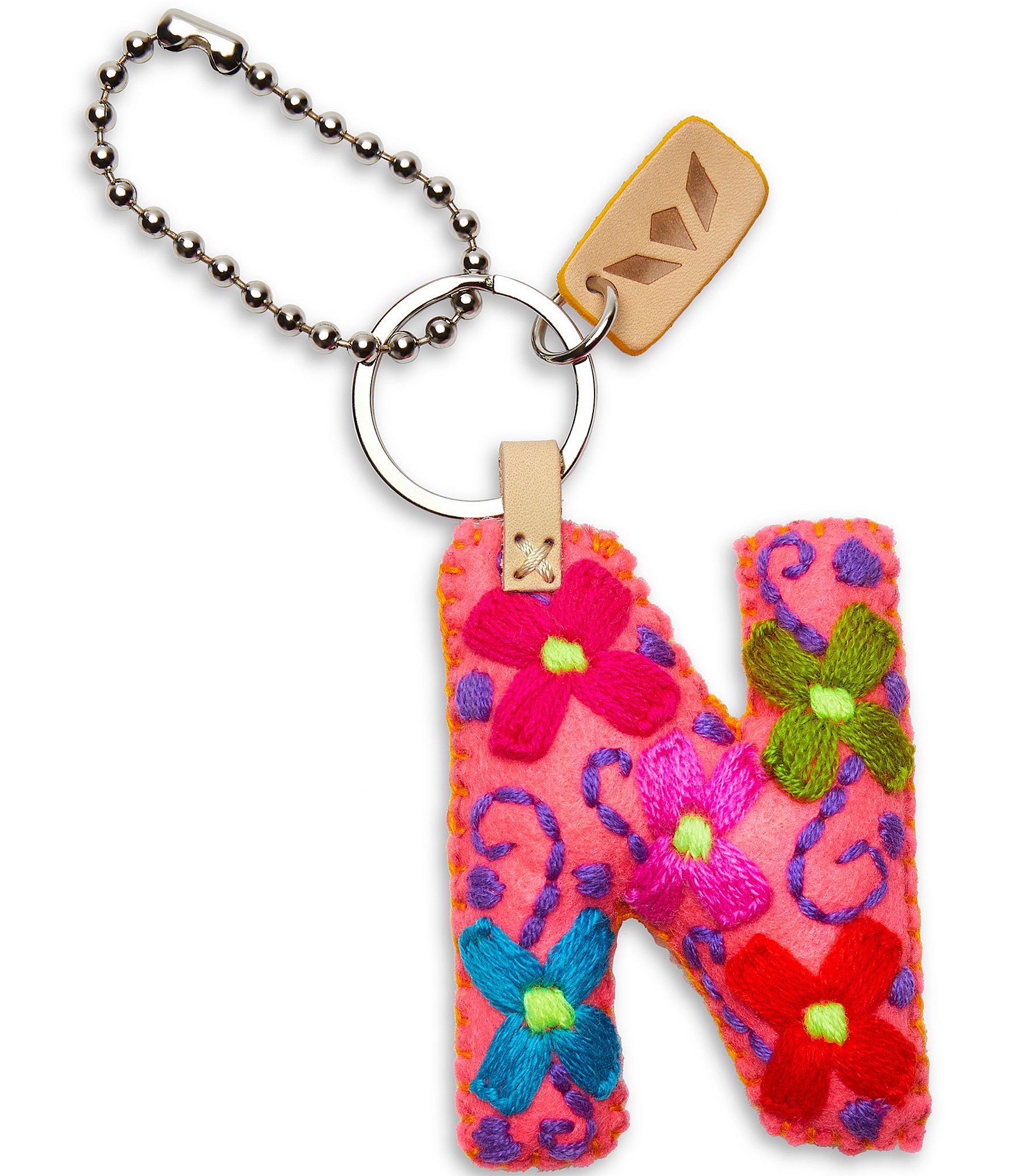 Consuela Pink Felt Alphabet Charm