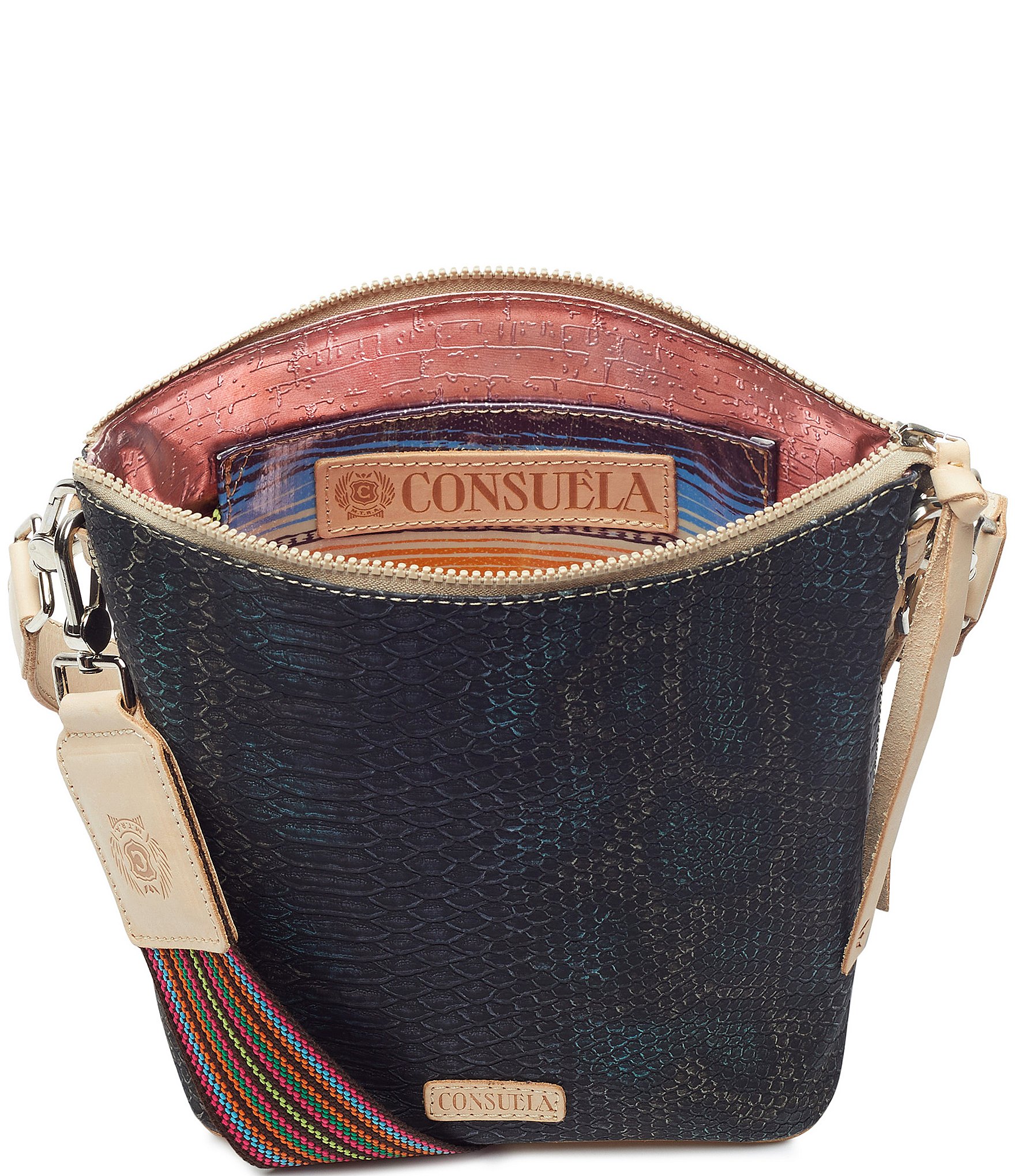 Consuela Rattler Wedge Hobo Bag