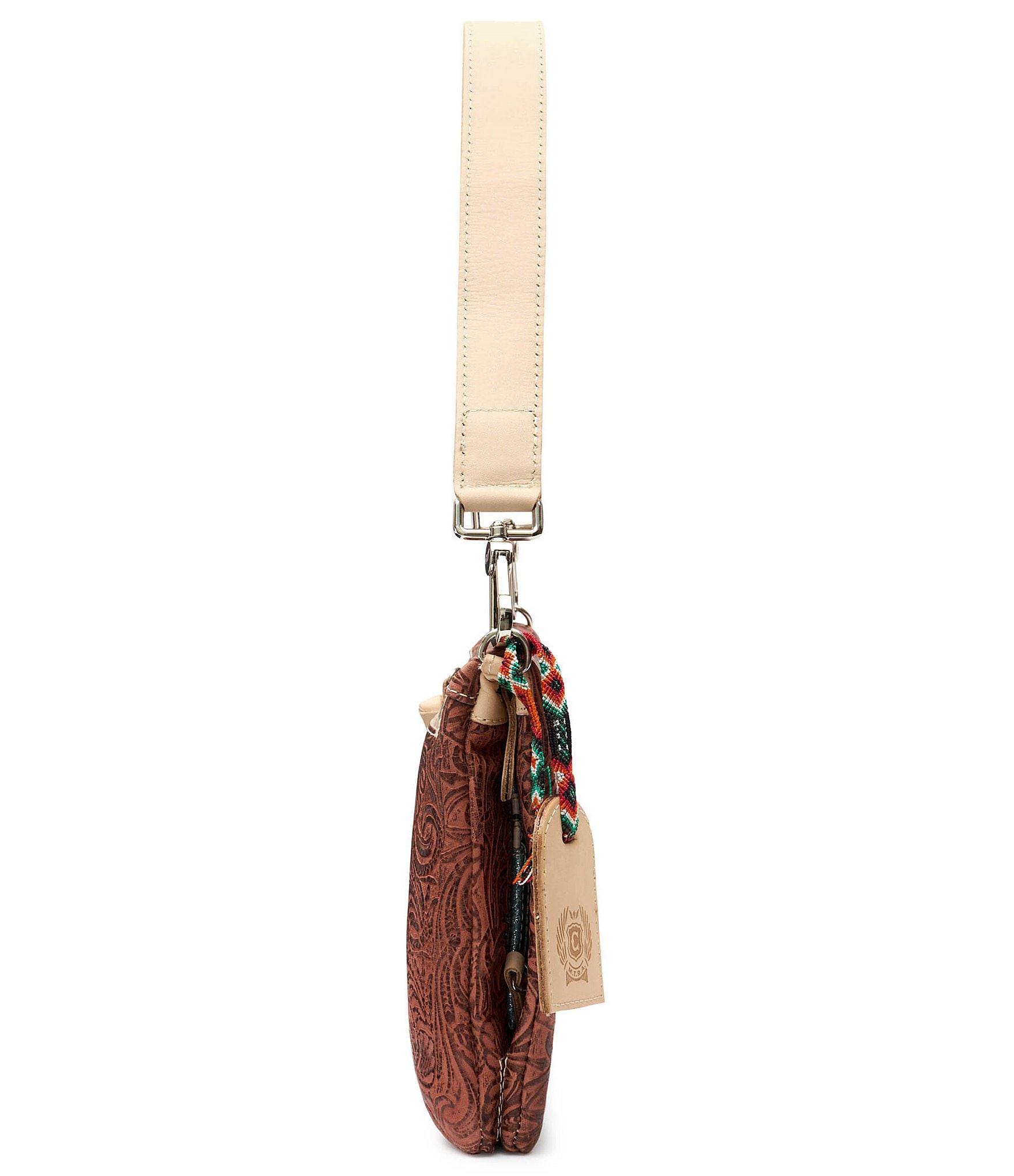 Consuela Sally Metro Tooled Leather Crossbody Bag