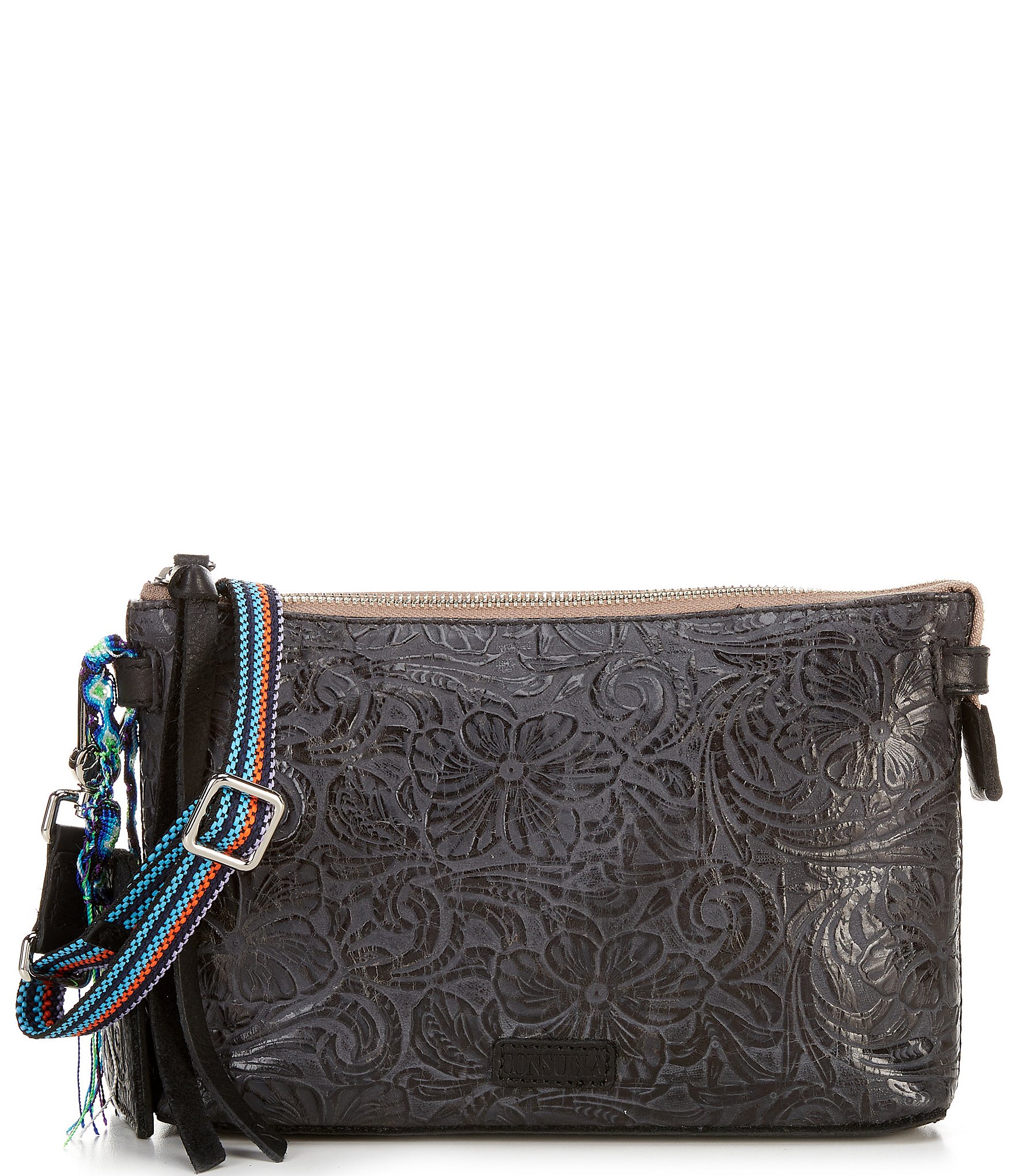 Consuela Steely Midtown Leather Crossbody Bag