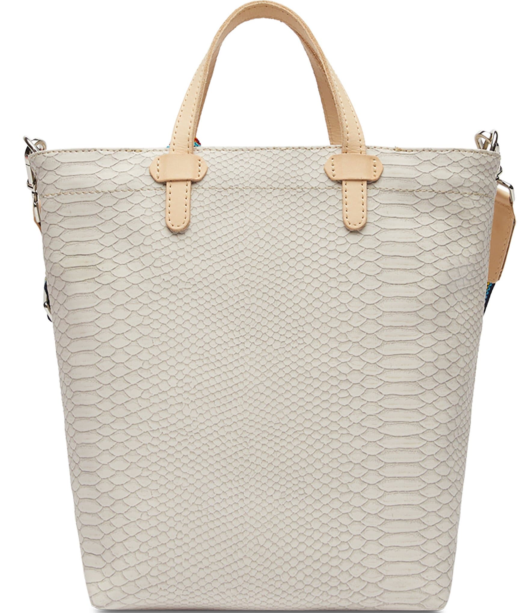 Consuela Thunderbird Embossed Snake Print Essential Tote Bag