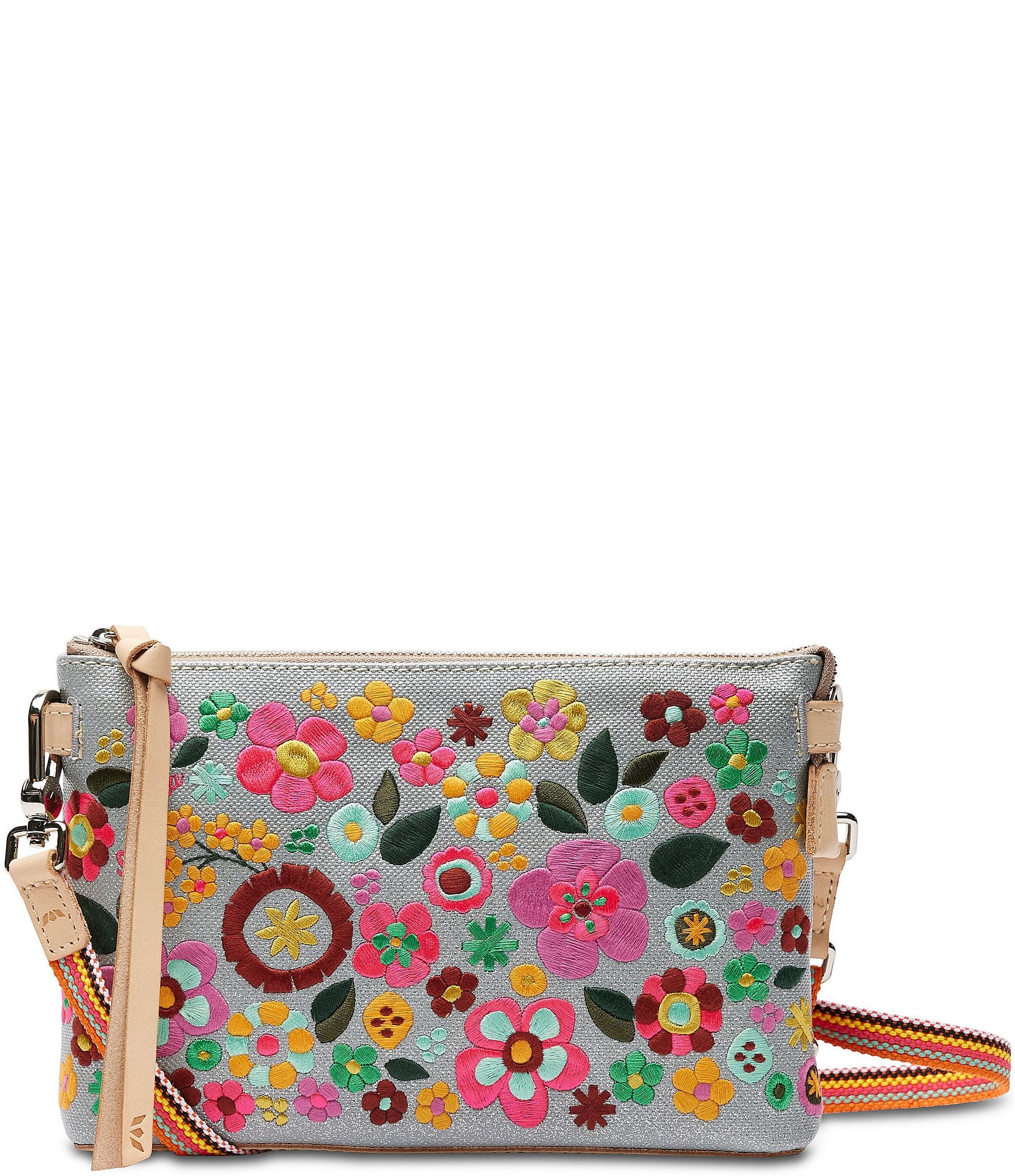 Consuela Tink Midtown Floral Embroidered Crossbody Bag