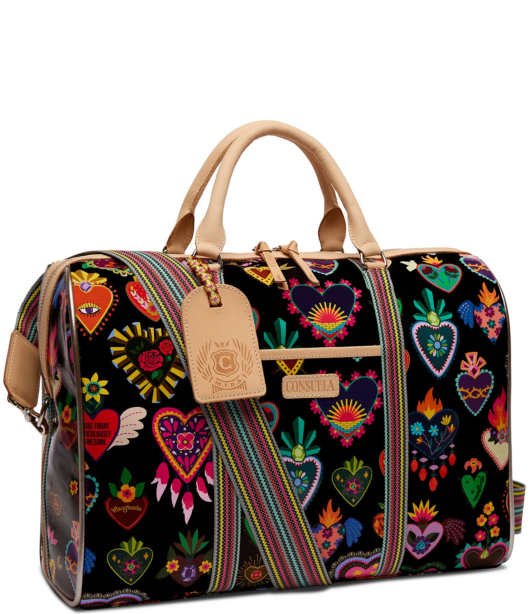 Consuela Vida Jet Setter Hearts Duffel Bag