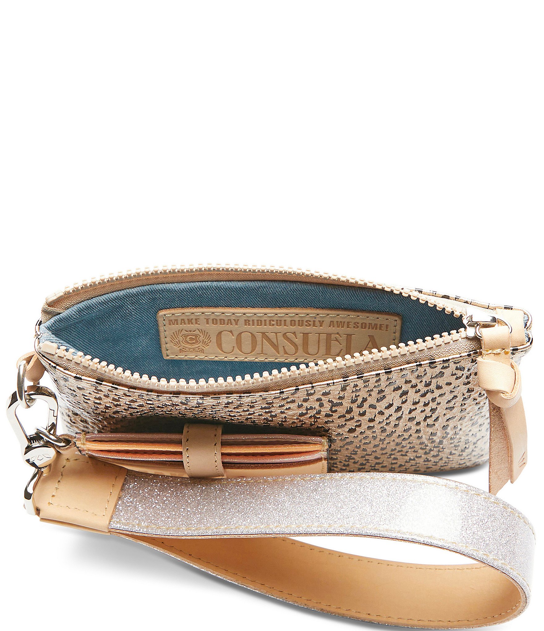 Consuela Wesley Metallic Combi Wristlet