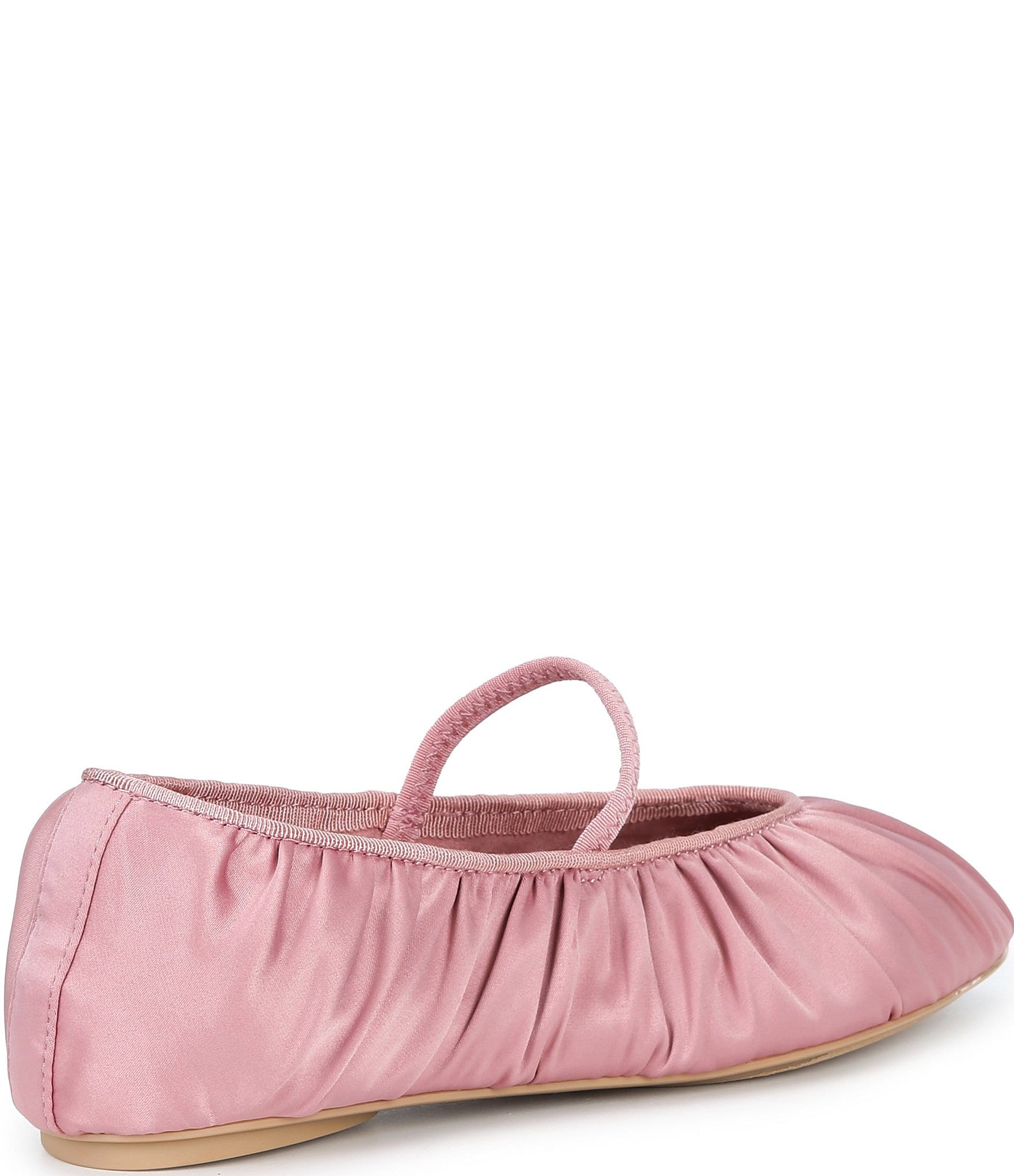 Copper Key Bambi Satin Mary Jane Ballet Flats