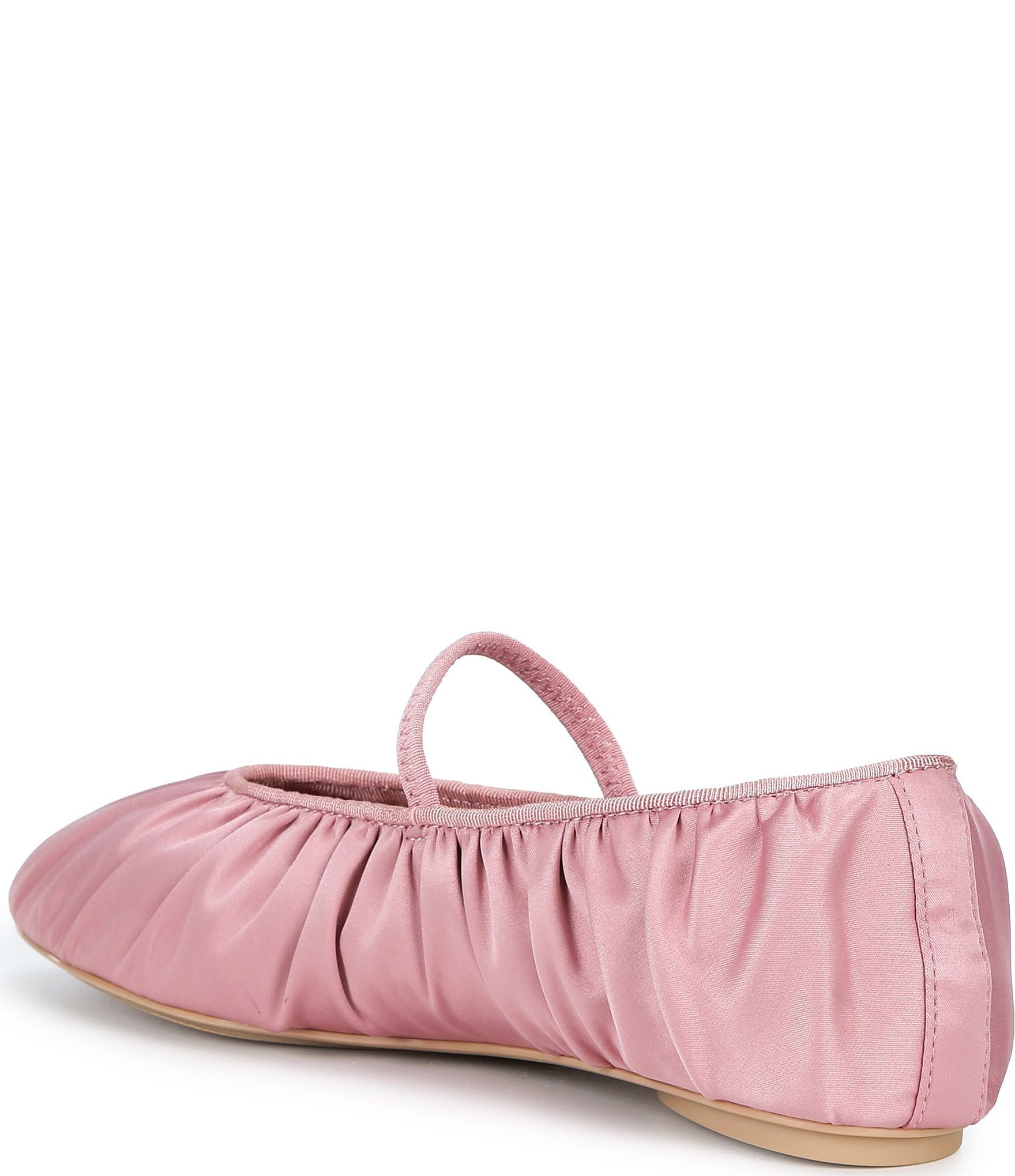 Copper Key Bambi Satin Mary Jane Ballet Flats