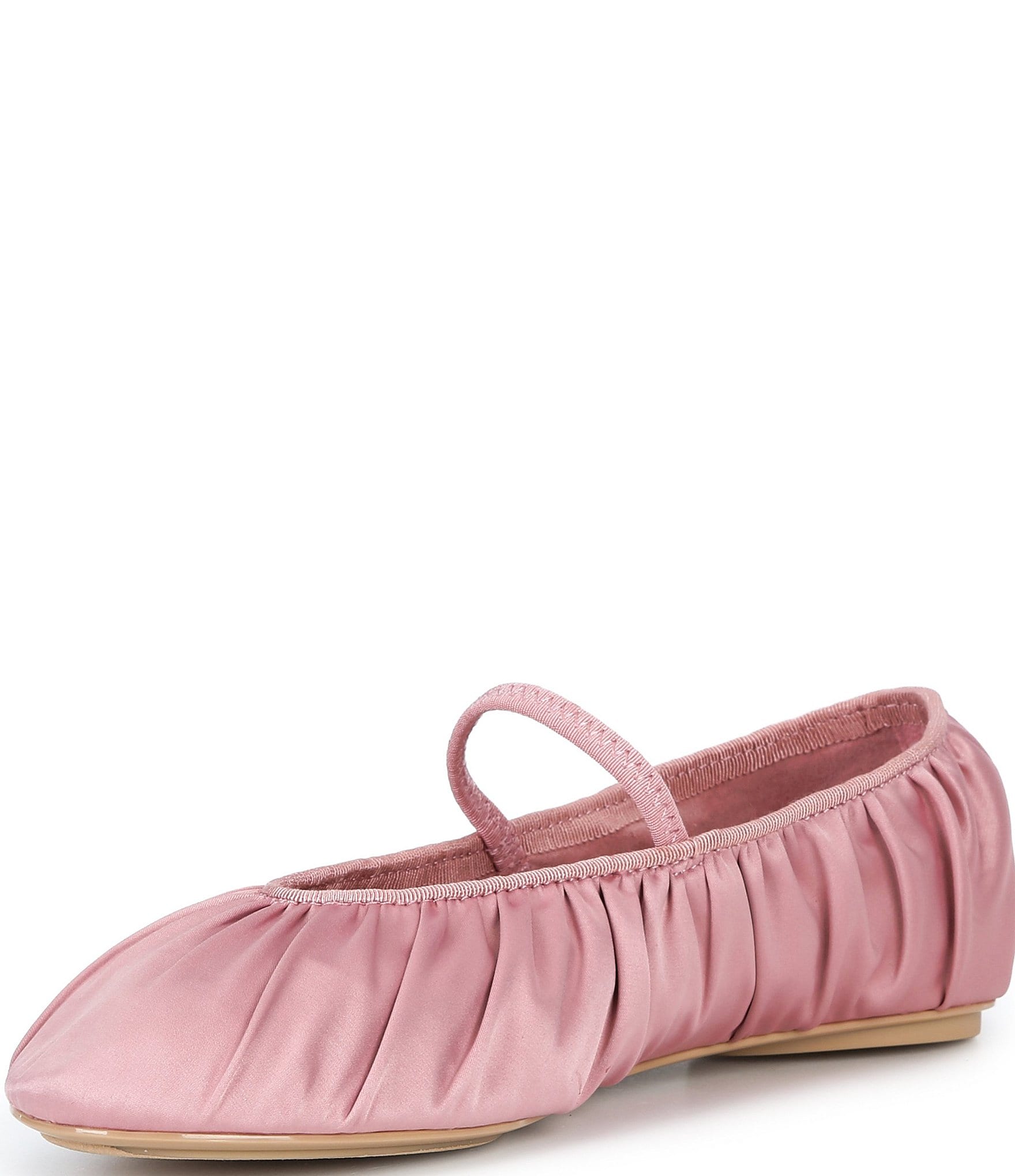 Copper Key Bambi Satin Mary Jane Ballet Flats