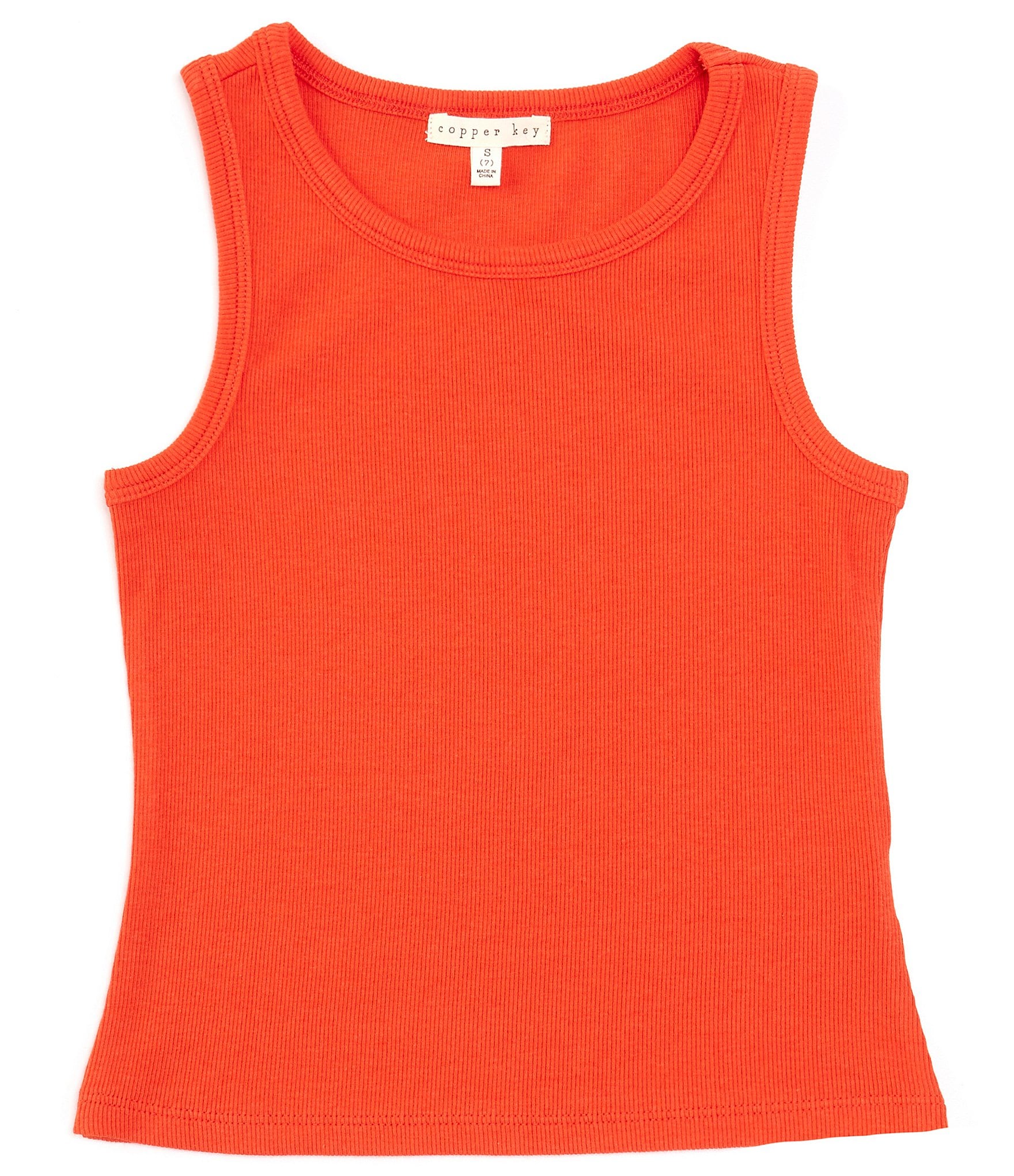 Copper Key Big Girl 7-16 Ribbed Tank Top