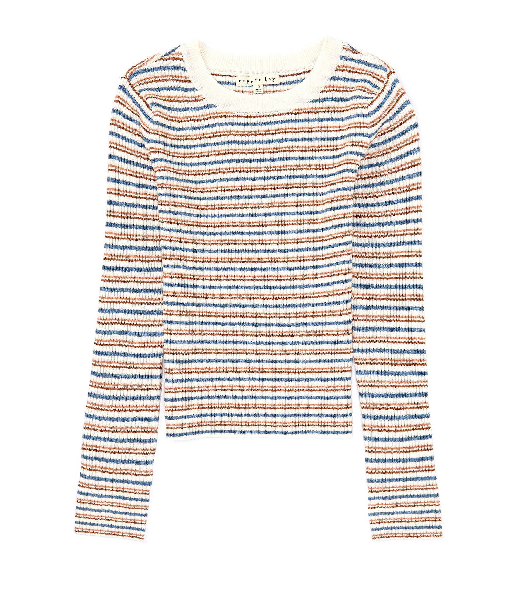 Copper Key Big Girls 7-16 Brushed Stripe Sweater | Dillard's