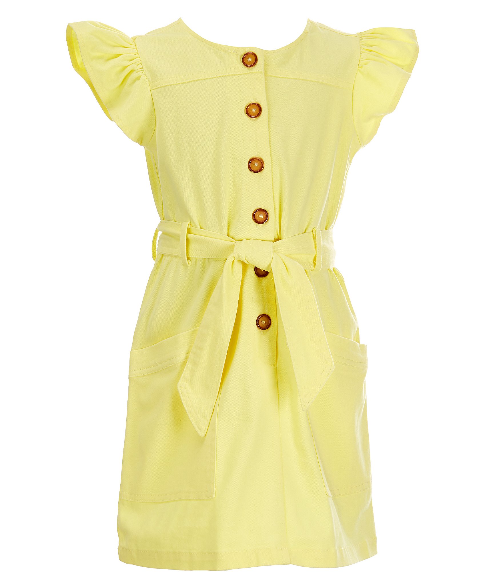 Big girls yellow clearance dress