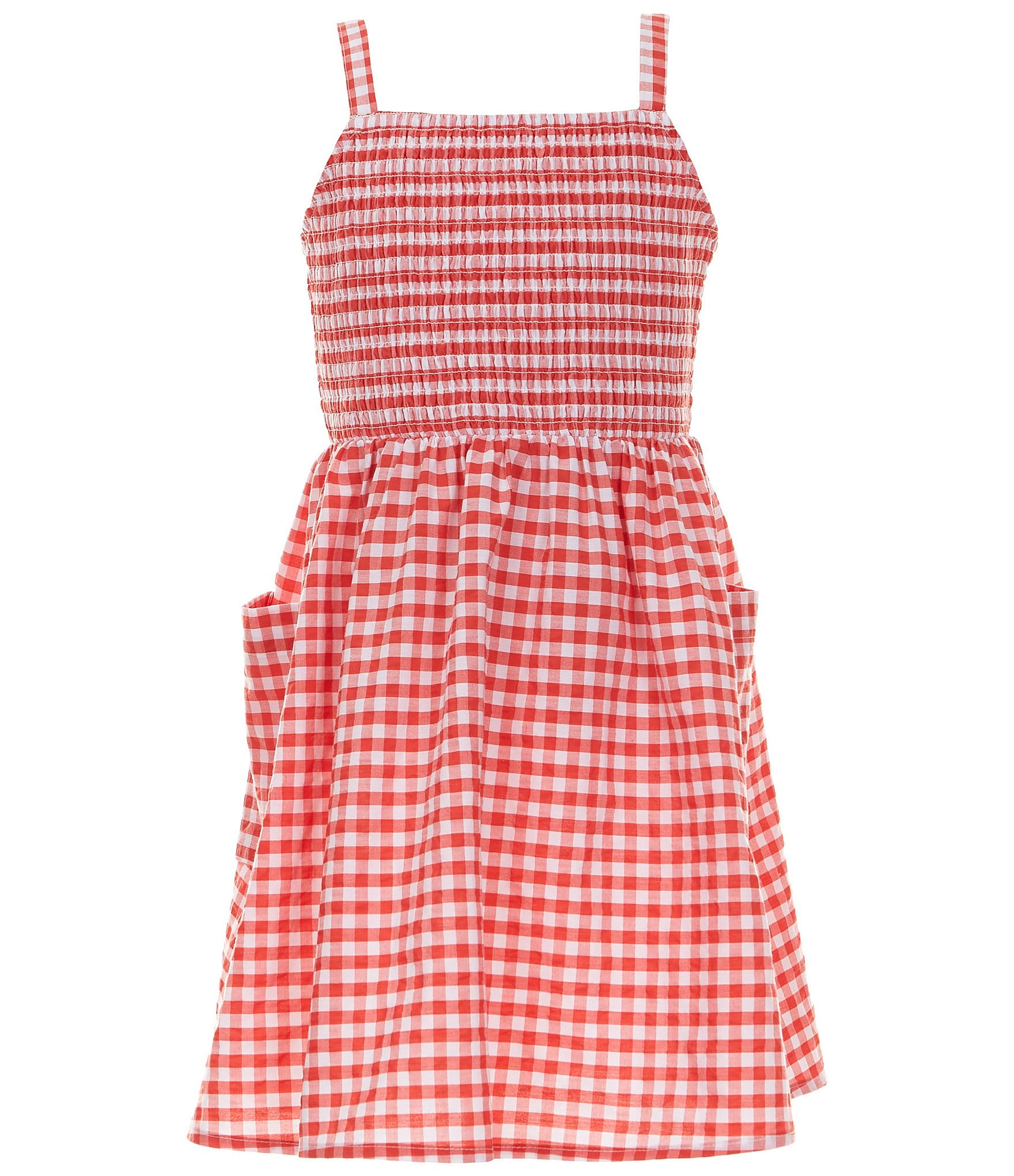 Copper Key Big Girls 7-16 Family Matching Gingham Dress