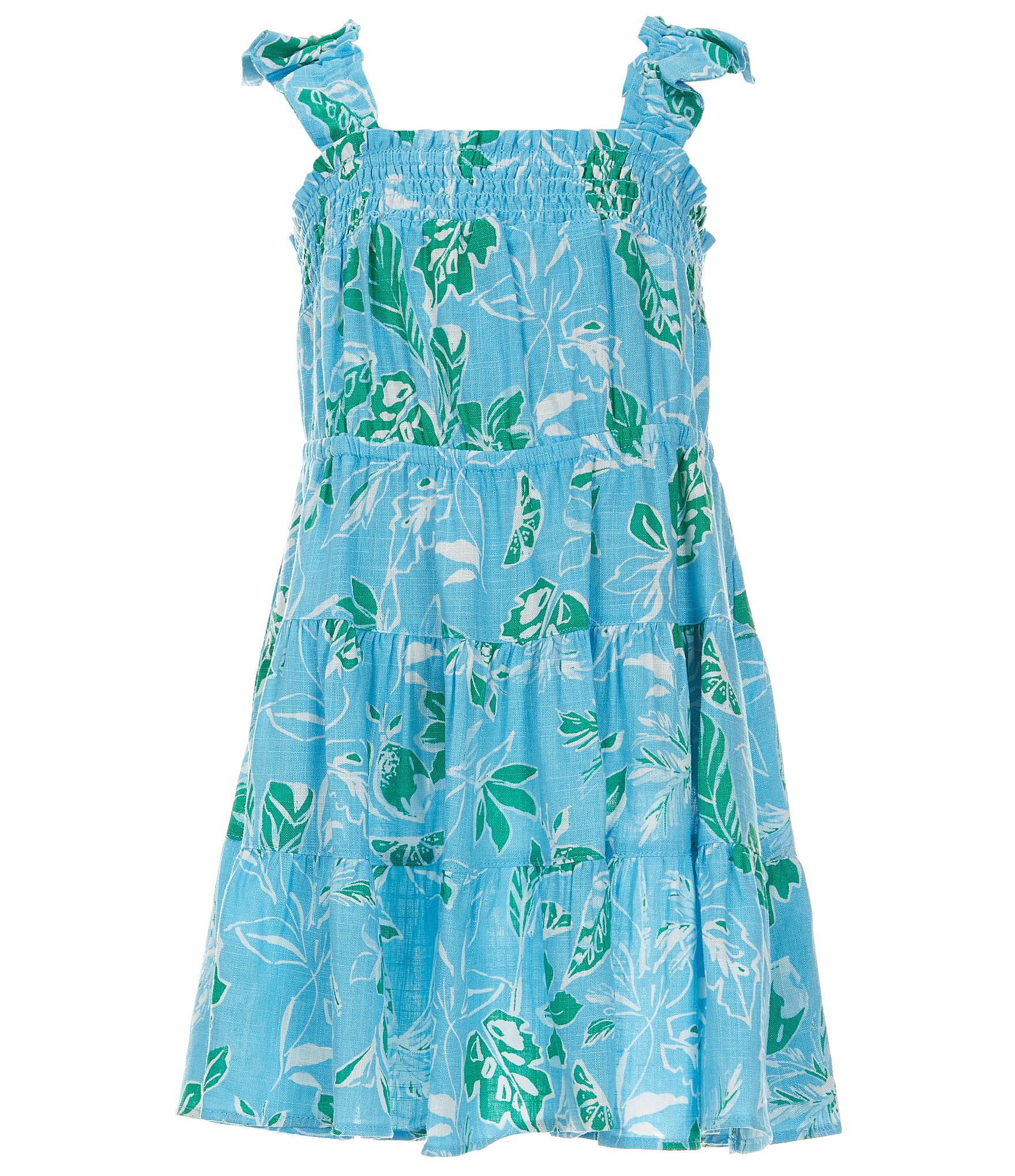 Copper Key Big Girls 7-16 Ruffle Strap Floral Dress | Dillard's