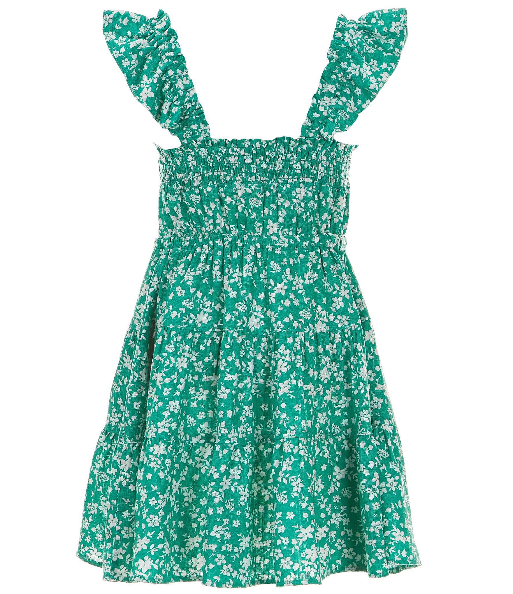 Copper Key Big Girls 7-16 Ruffle Strap Ditsy Floral Dress