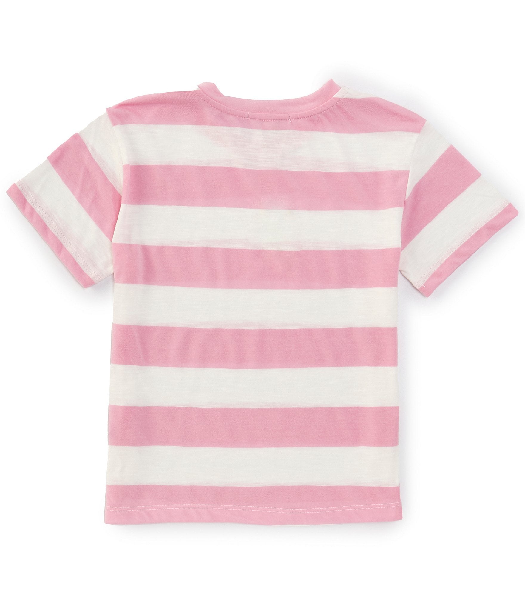 Copper Key Big Girls 7-16 Short Sleeve Big Stripe Relaxed Boxy T-Shirt