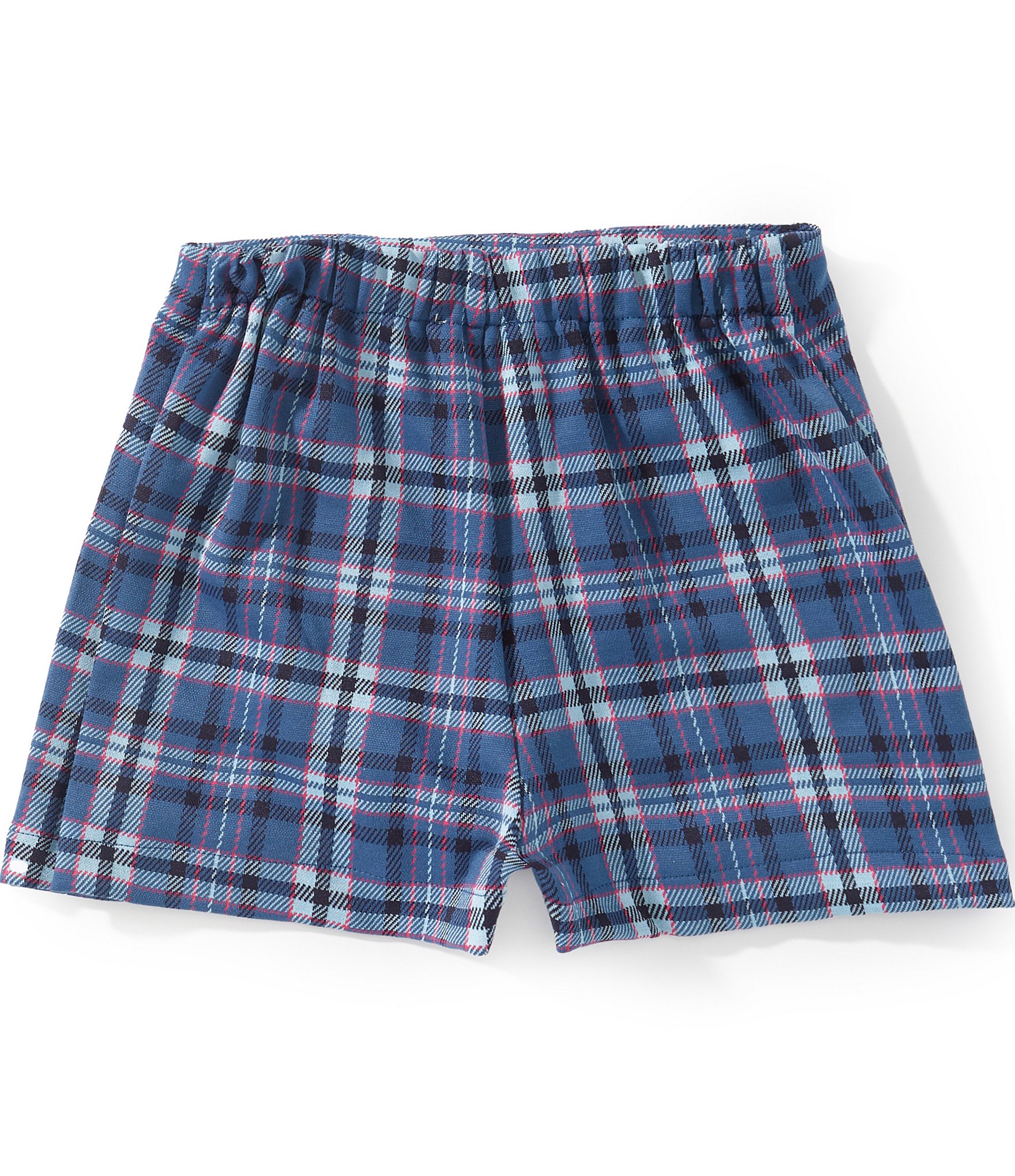 Copper Key Big Girls Buckle Plaid Skort