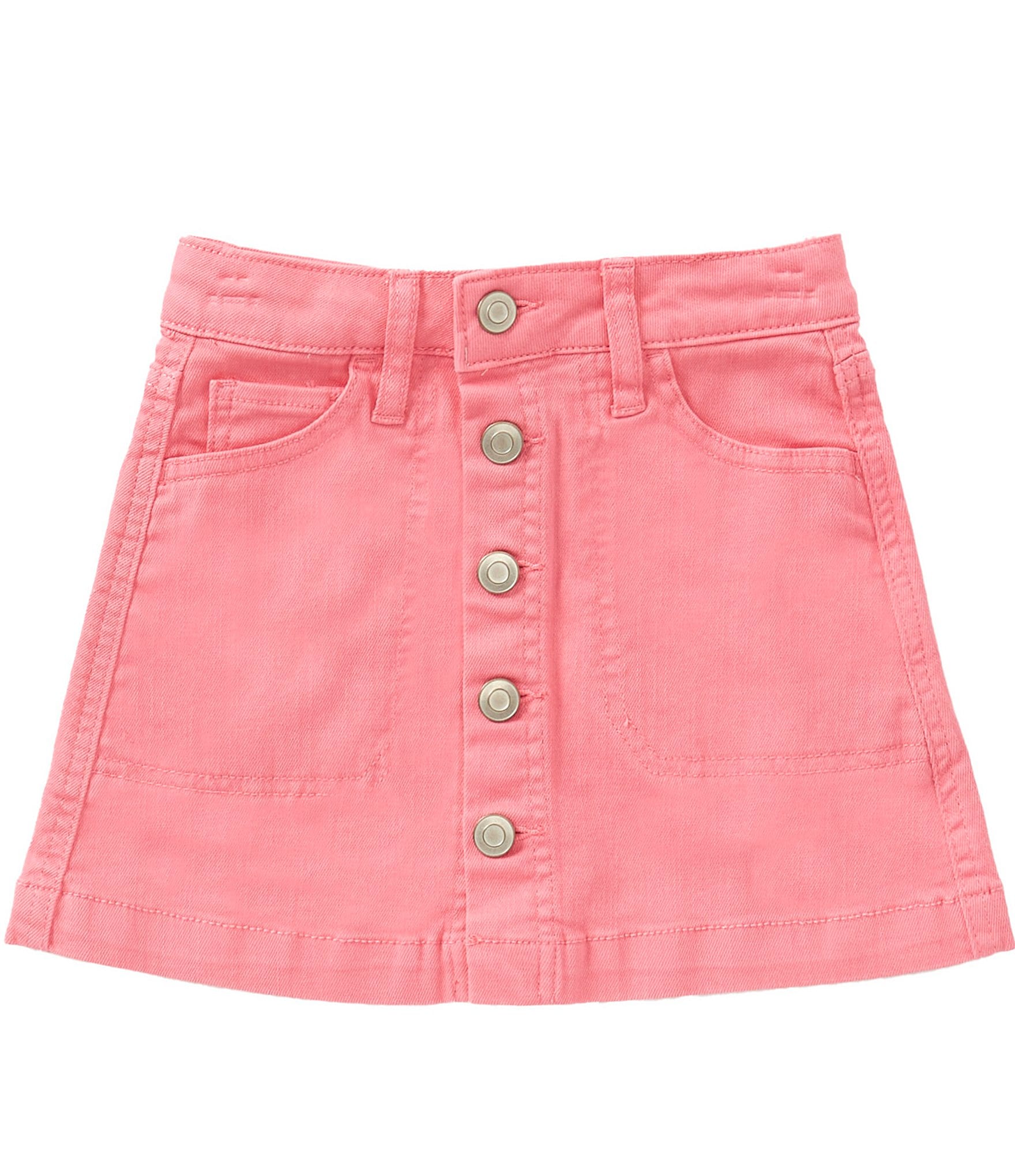 Copper Key Big Girls Button Front Skirt