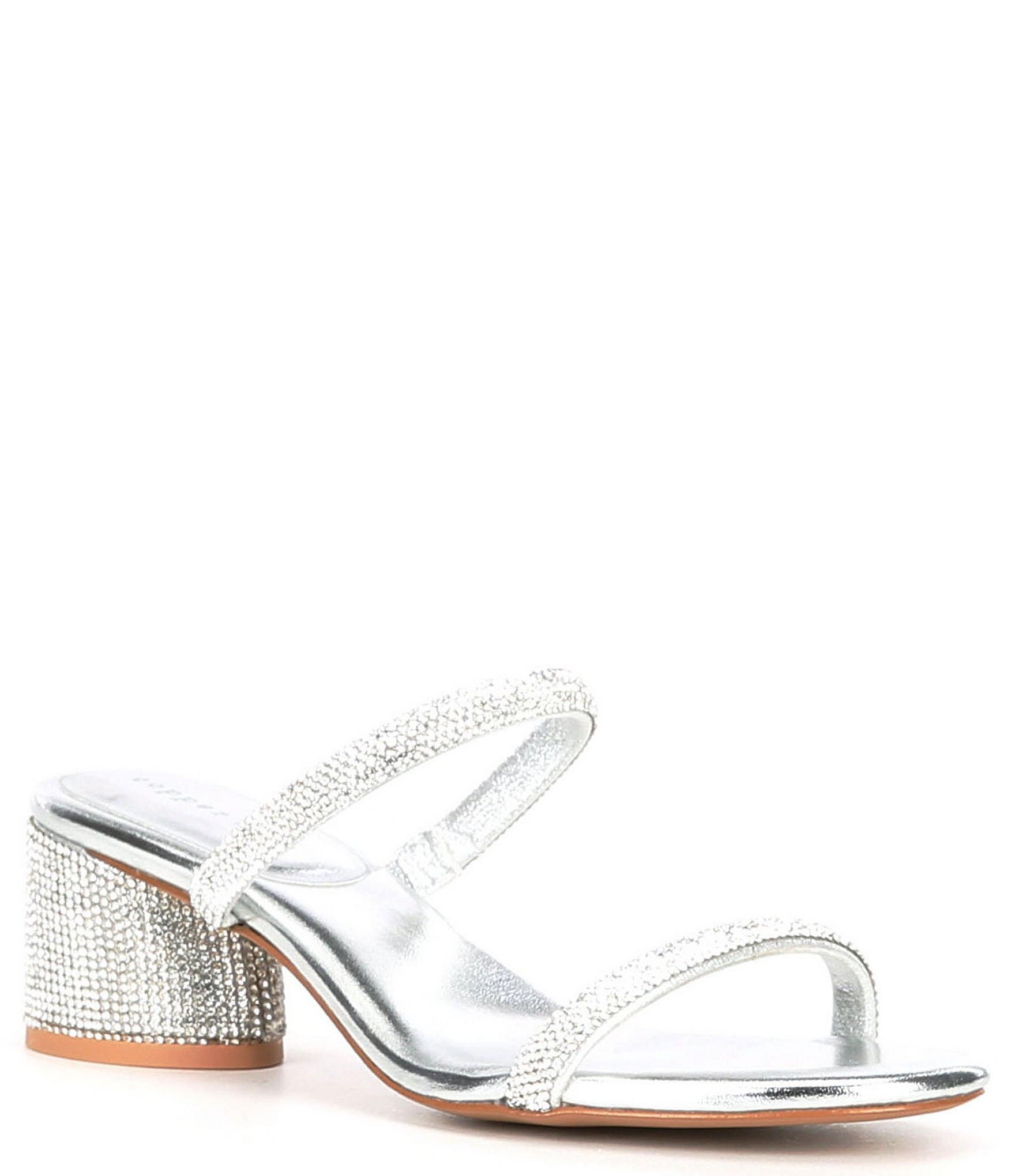 Copper Key Fairytale Rhinestone Dress Sandals | Dillard's