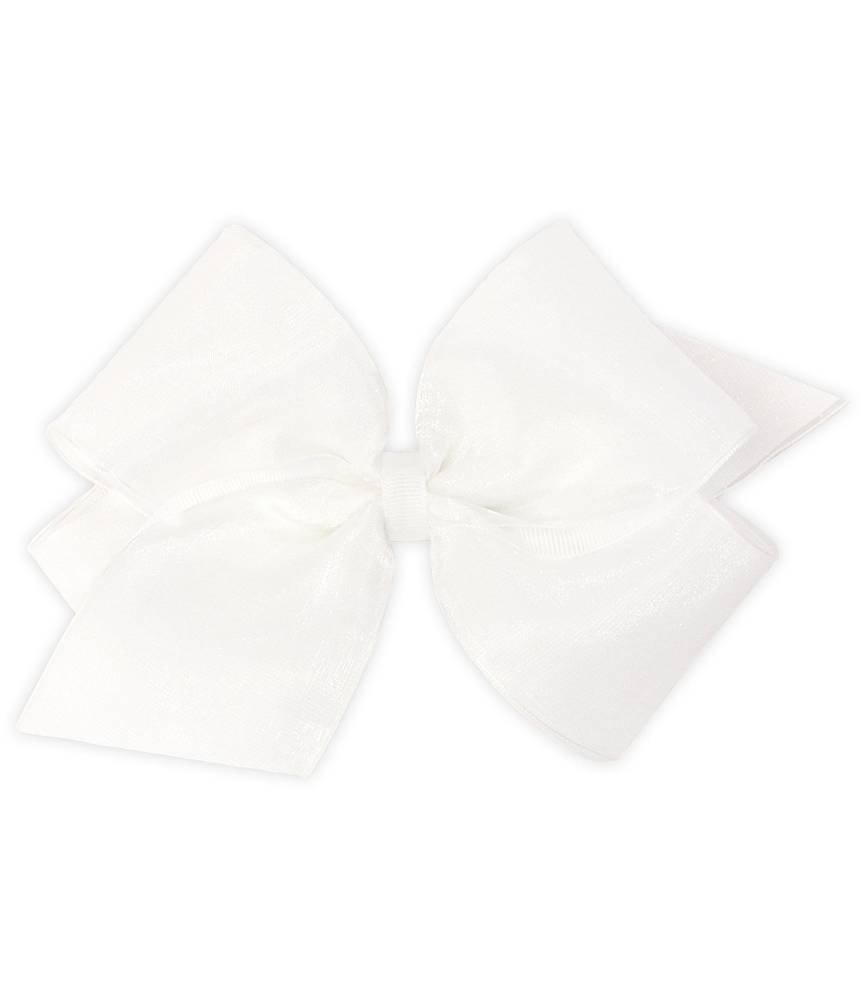 Copper Key Girls King Pinch Clip Organza Hair Bow