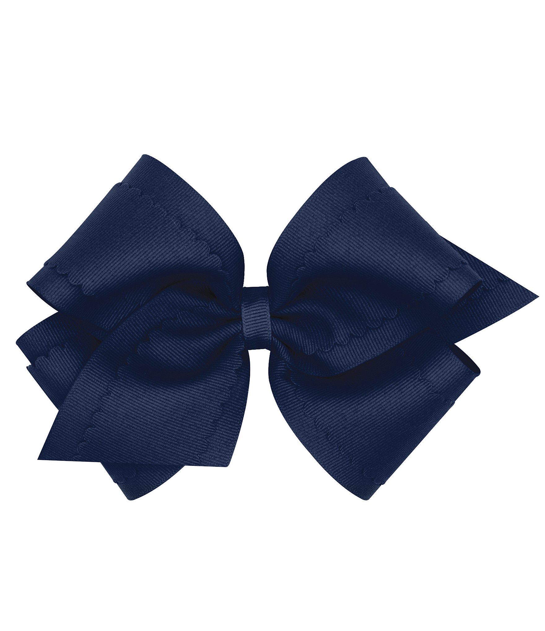 Copper Key Girls King Scallop Grosgrain Hair Bow